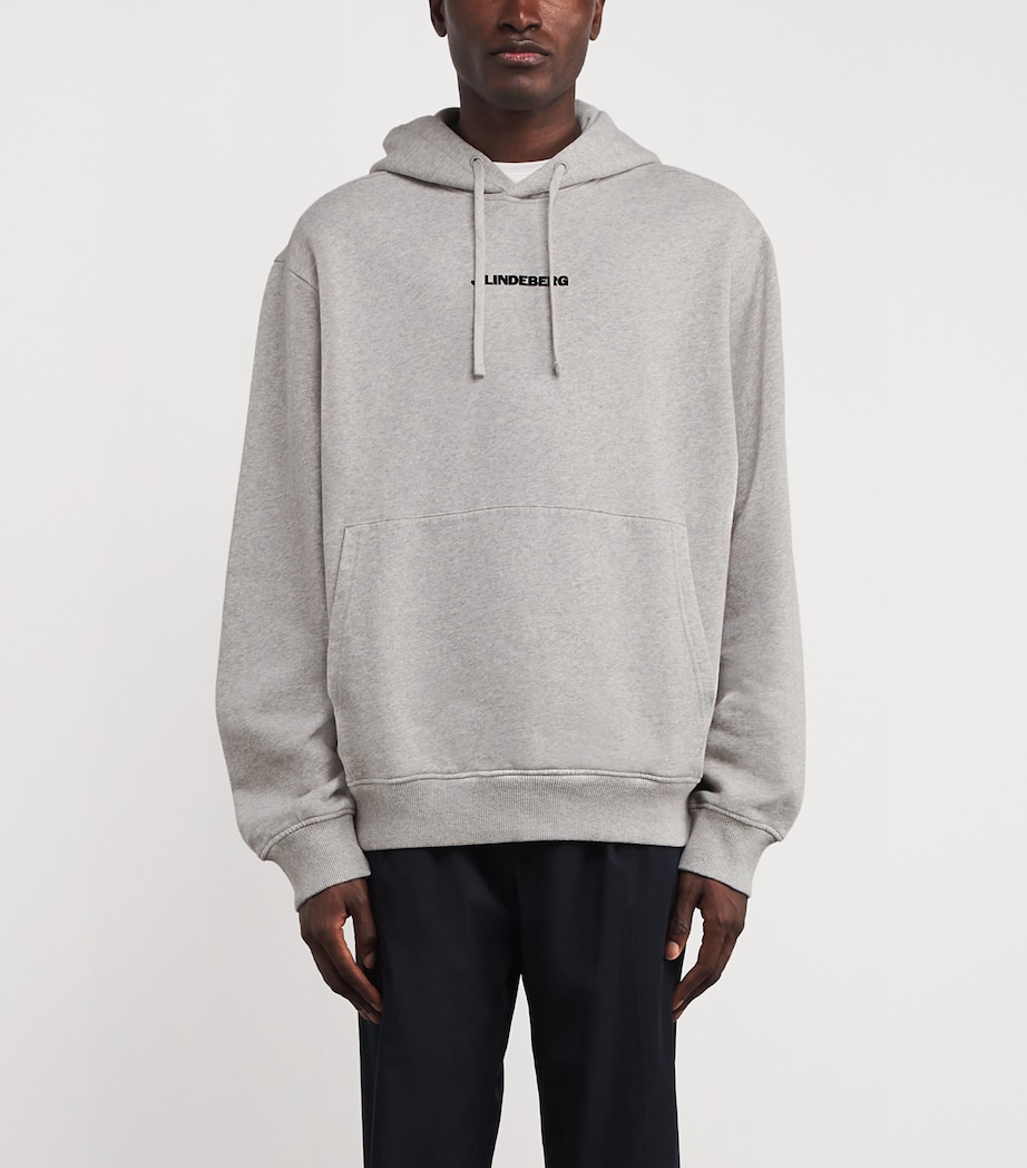 Cotton Callan Hoodie U199 LIGHT GREY Image 3