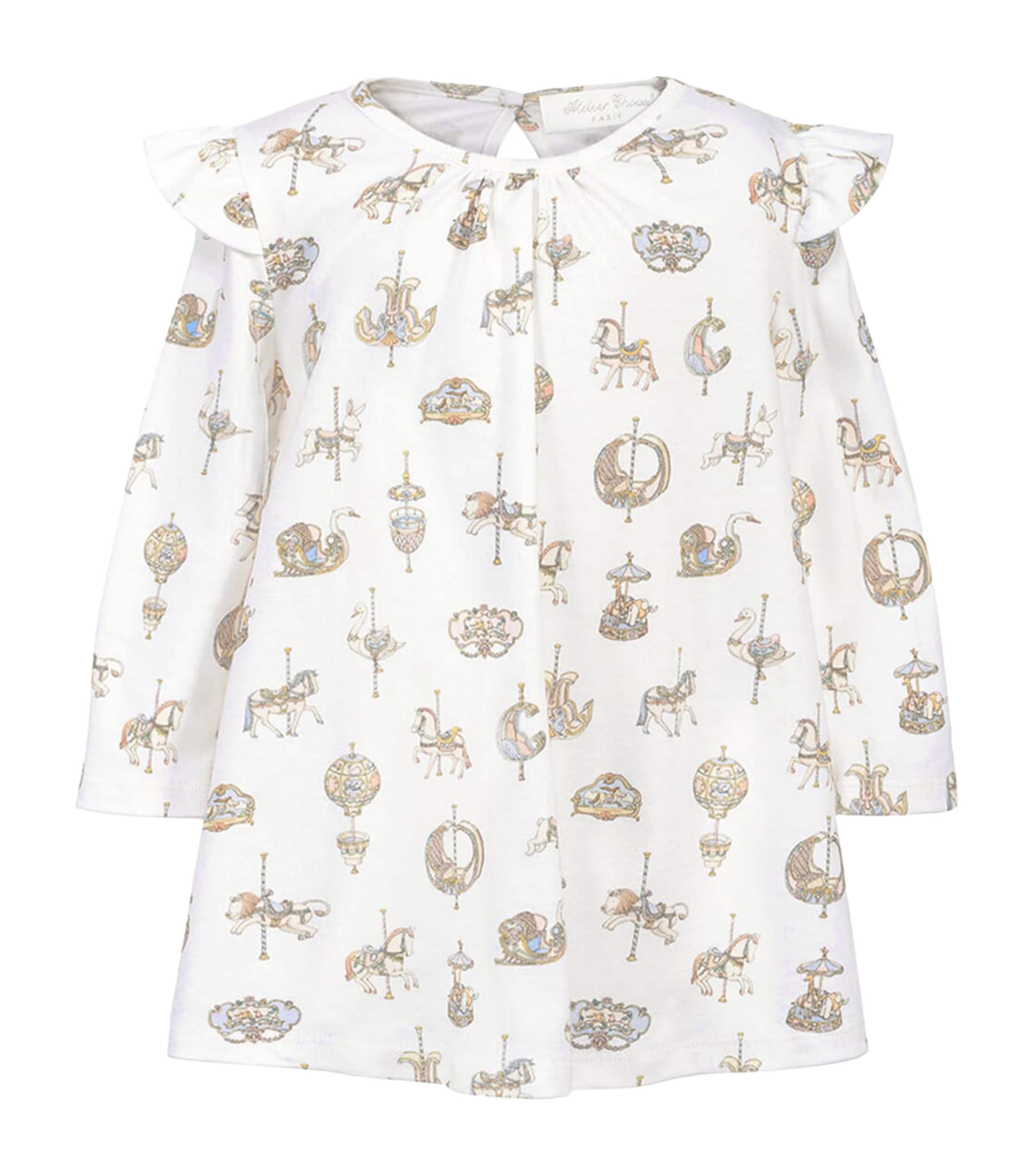 Atelier Choux Carousel Print Dress