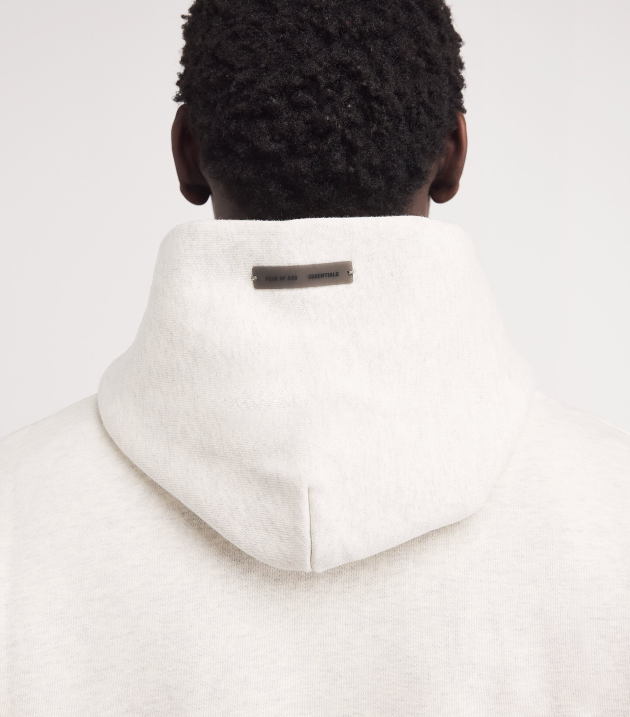 Cotton Logo Hoodie OATMEAL HEATHER Image 6