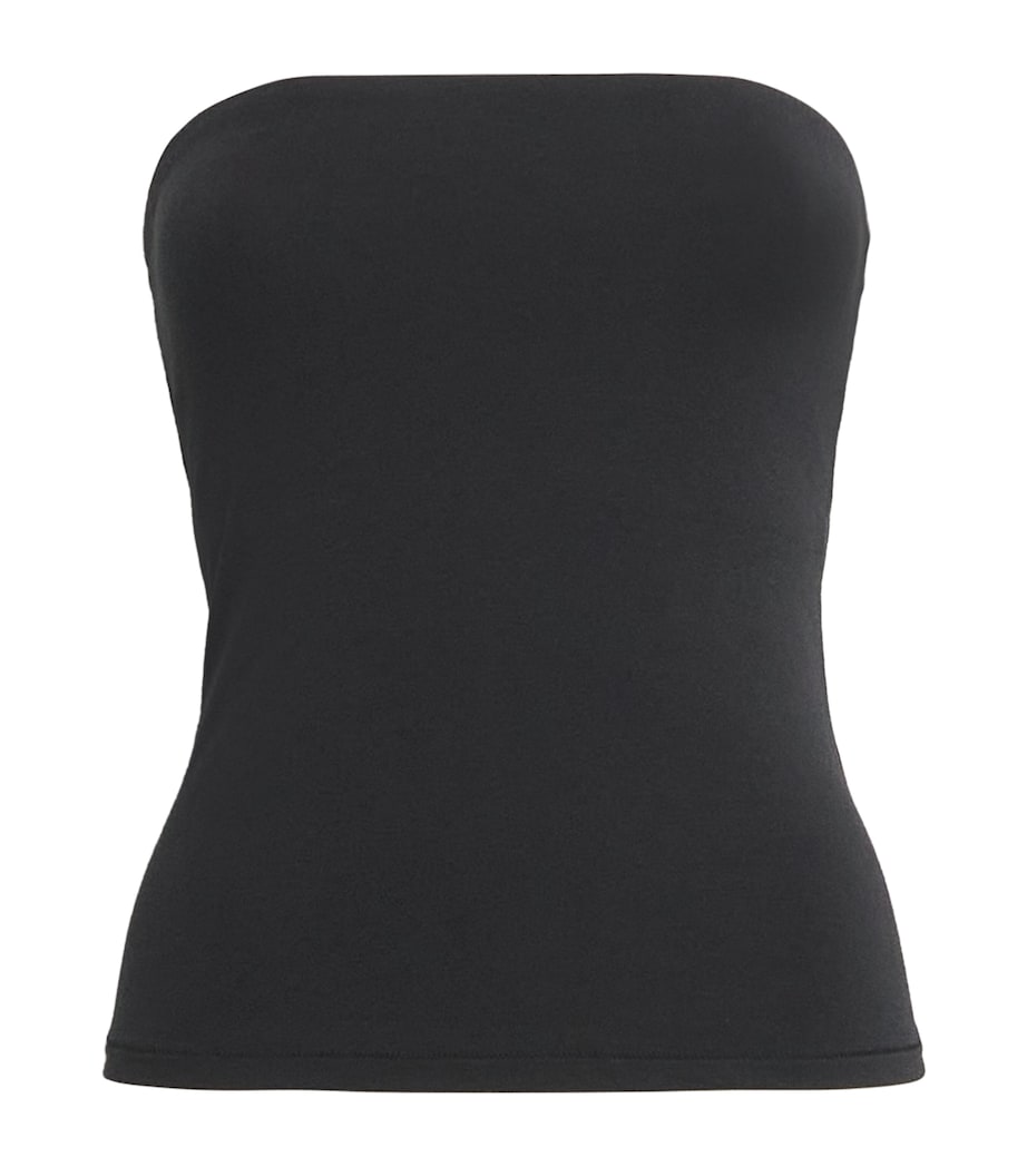 Skims Womens Cotton Jersey Tube Top Soot Image 1