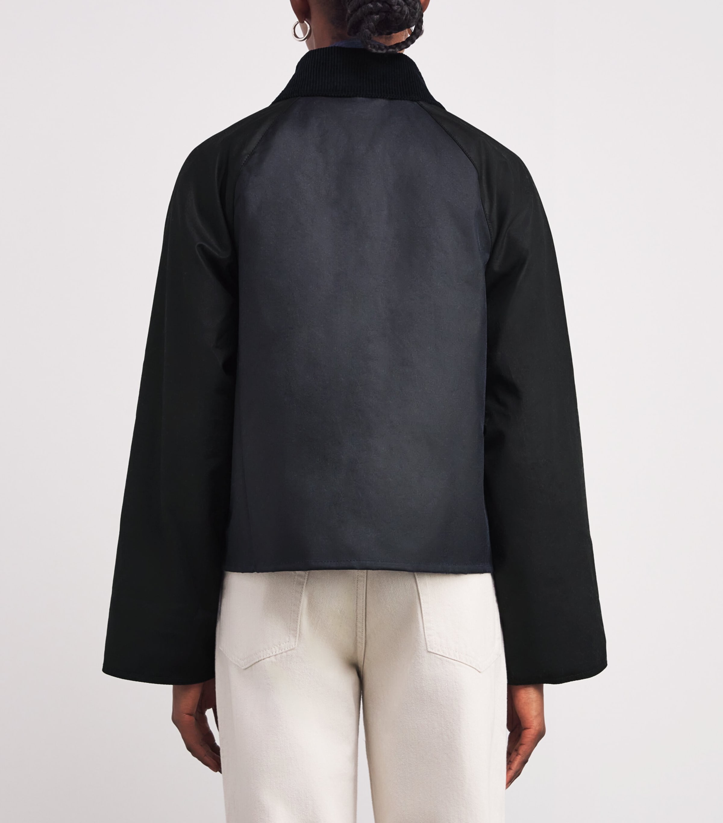 Waxed Kearton Jacket RYL NVY/BLCK/DRSS TR Image 4