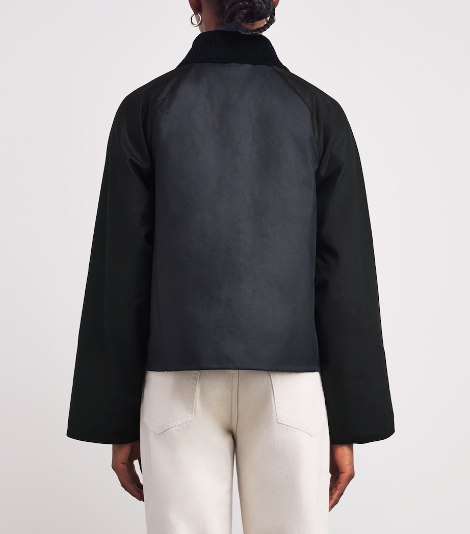 Waxed Kearton Jacket RYL NVY/BLCK/DRSS TR Image 4