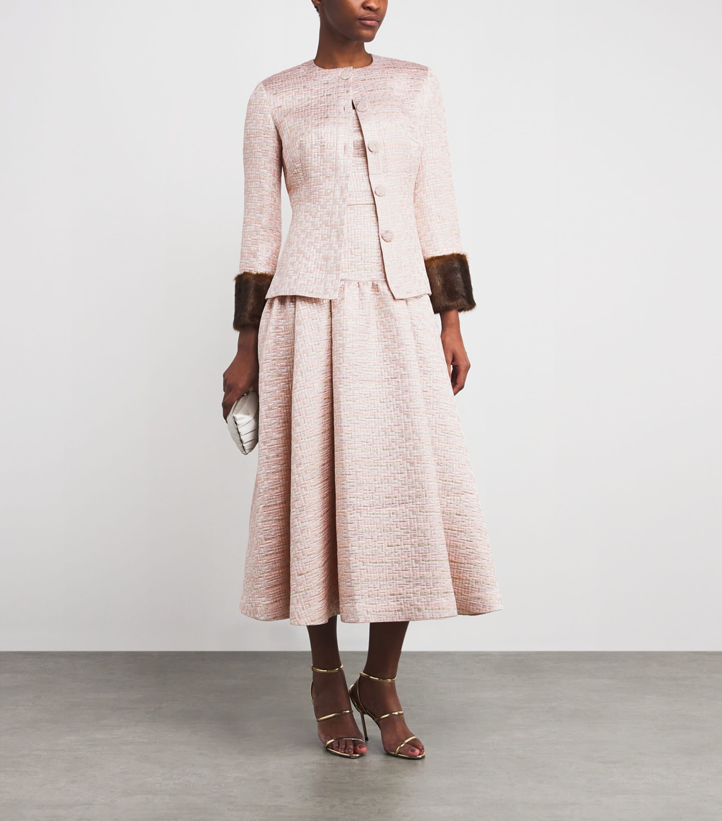 Sleeveless Norma Midi Dress PINK MULTI Image 2