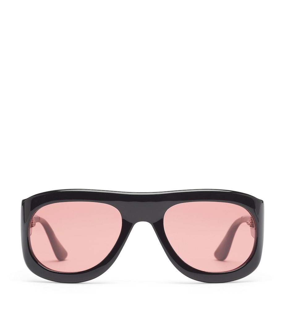 Acetate Zia Sunglasses BLACK/ WARDI Image 1