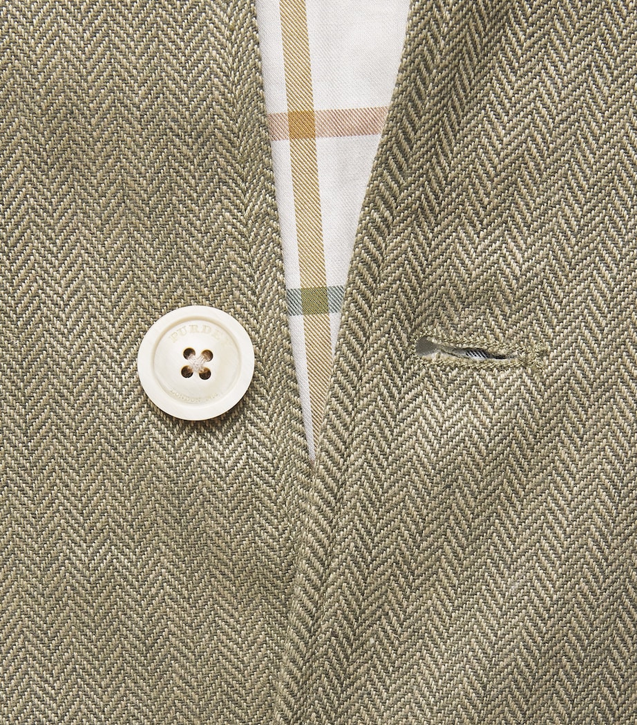 Purdey Mens Cotton-Blend Kalahari Gilet Sge Image 7