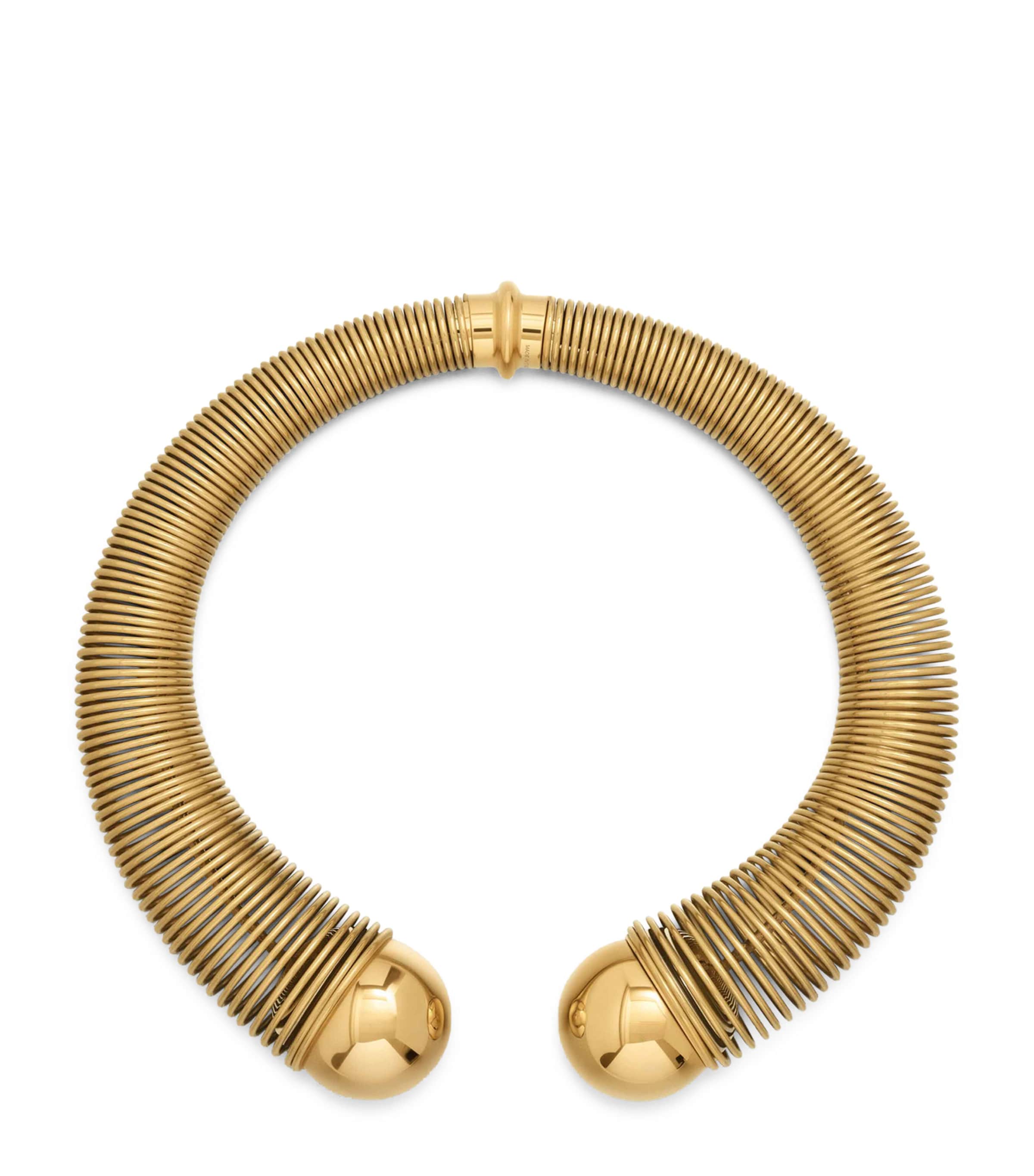 Alaïa Spiral Choker In Gold