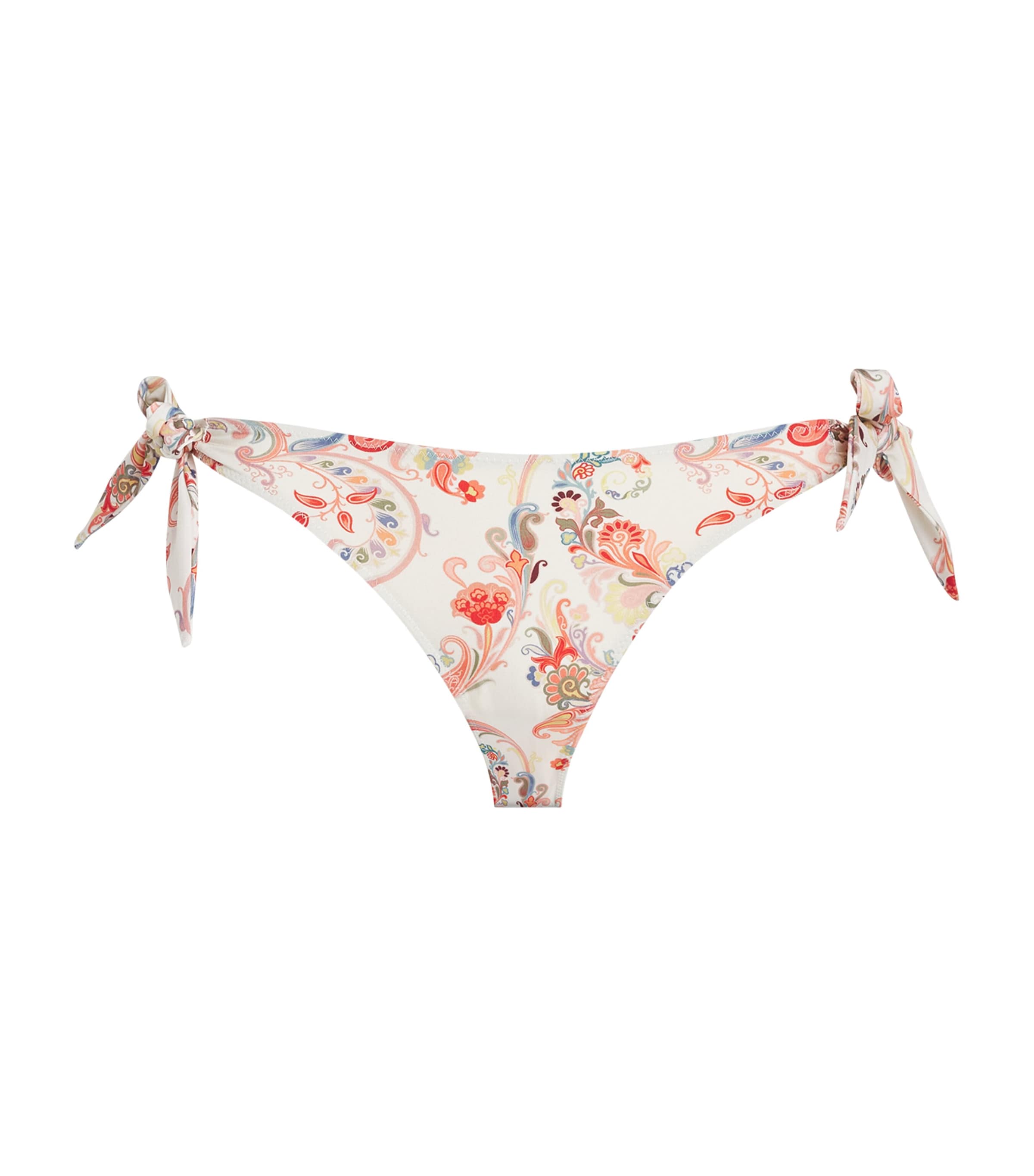 Shop Etro Paisley Triangle Bikini Bottoms