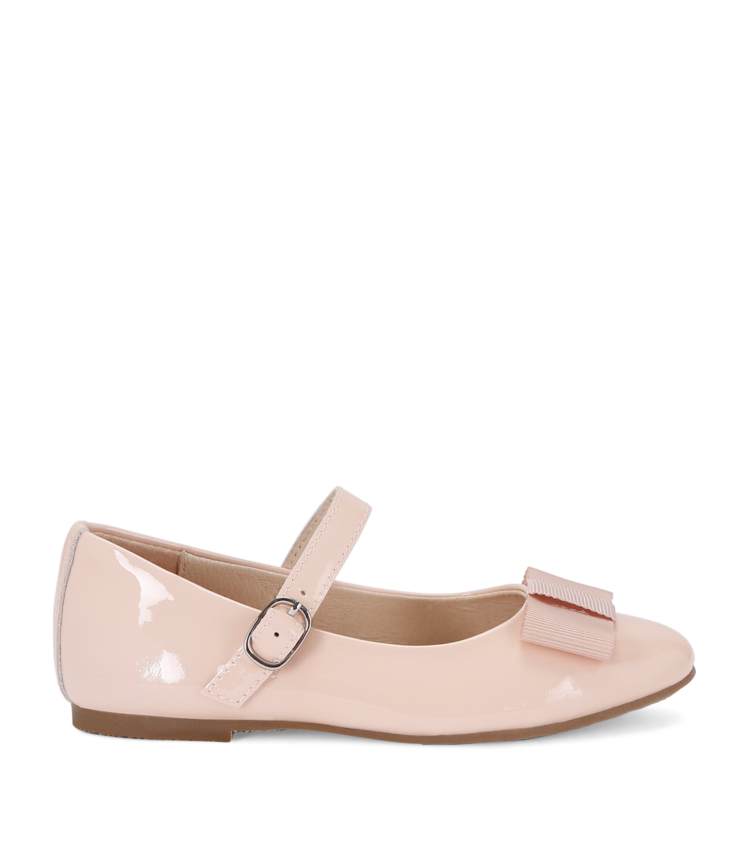 Age Of Innocence Kids' Patent Leather Ellen Ballet Flats In White