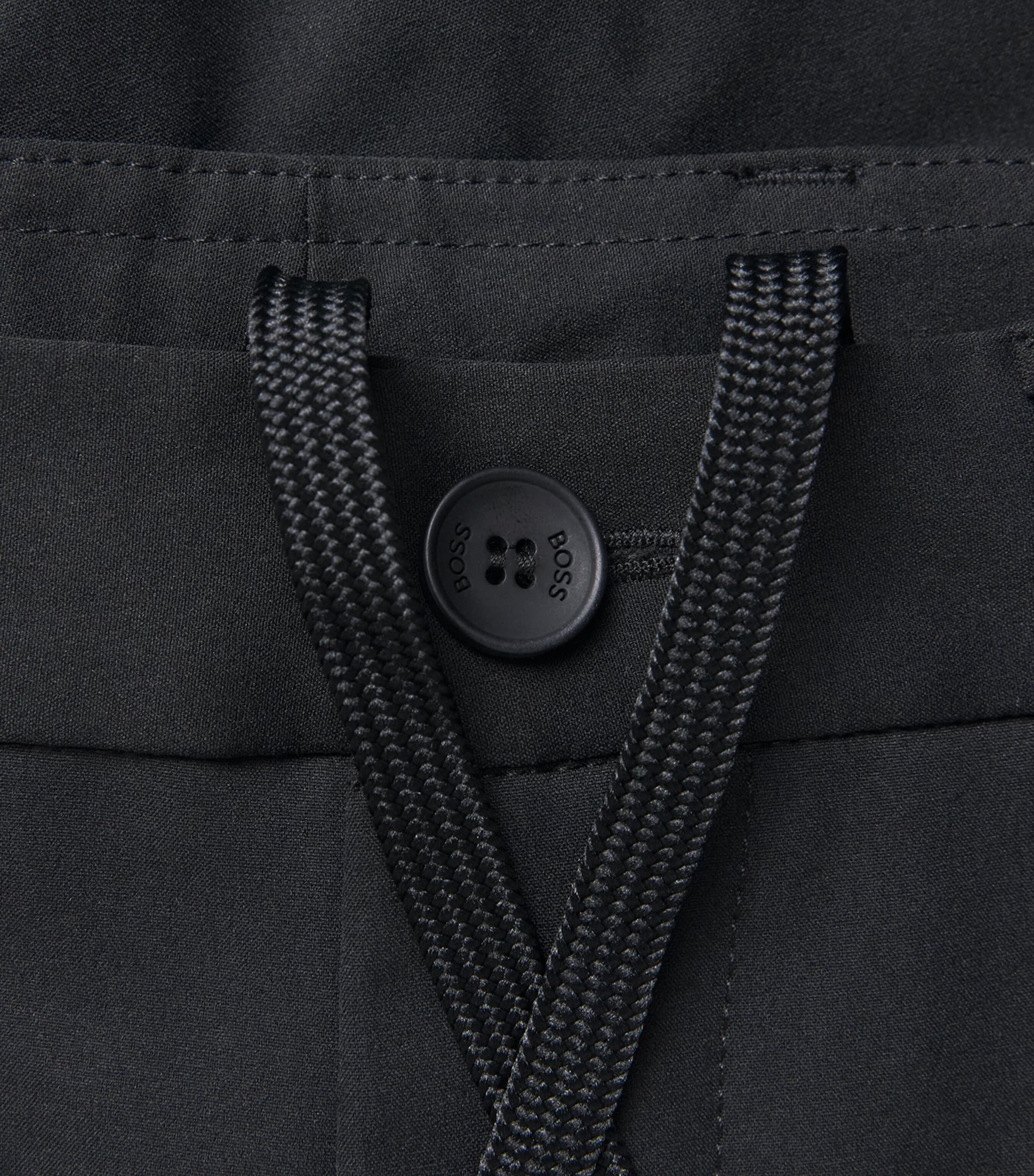 BOSS Mens Commuter Slim Chinos Black Image 6
