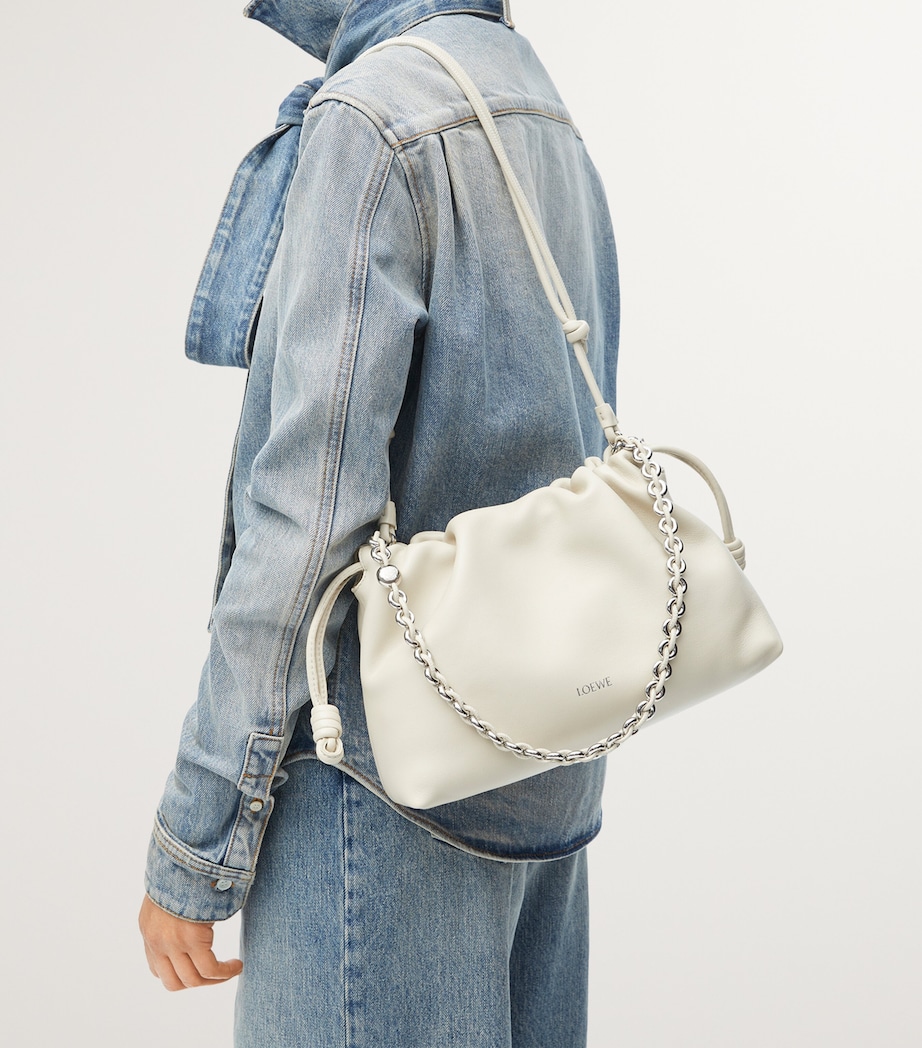 LOEWE Leather Flamenco Purse Sea Salt Image 6