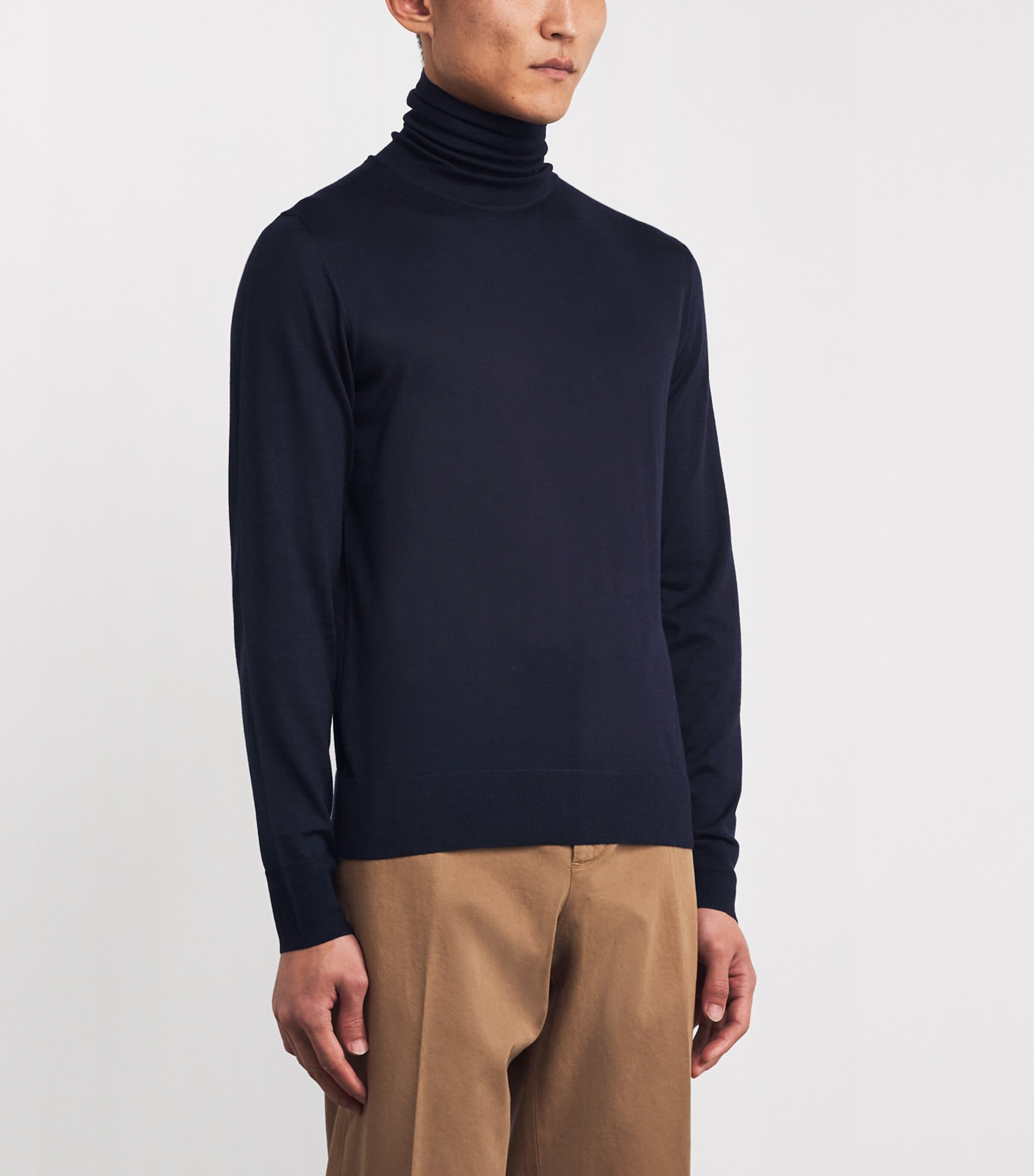 Wool-Silk-Cashmere Rollneck Sweater 810 Image 3