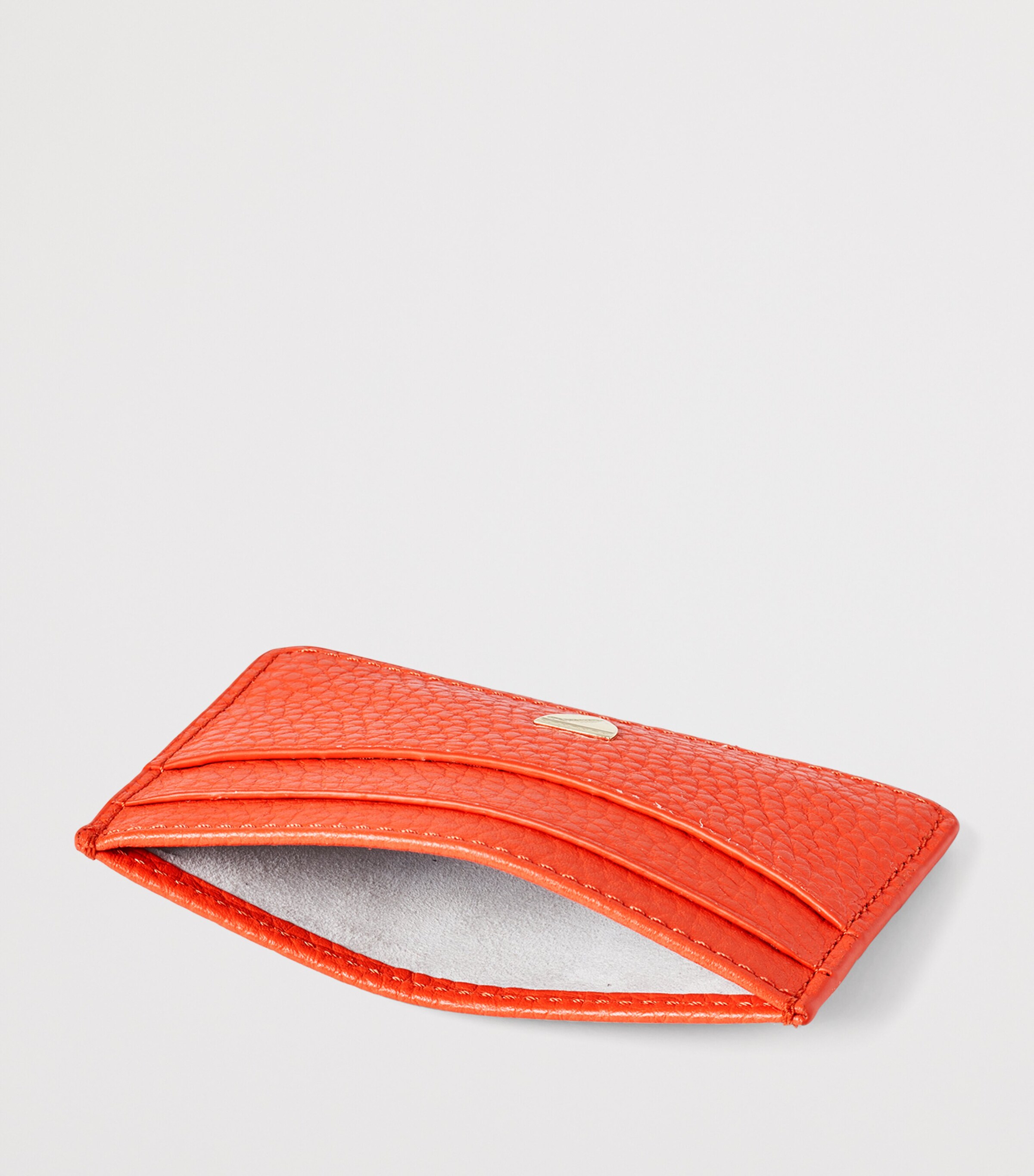 Aspinal Of London Leather Slim Card Holder Coral Image 3