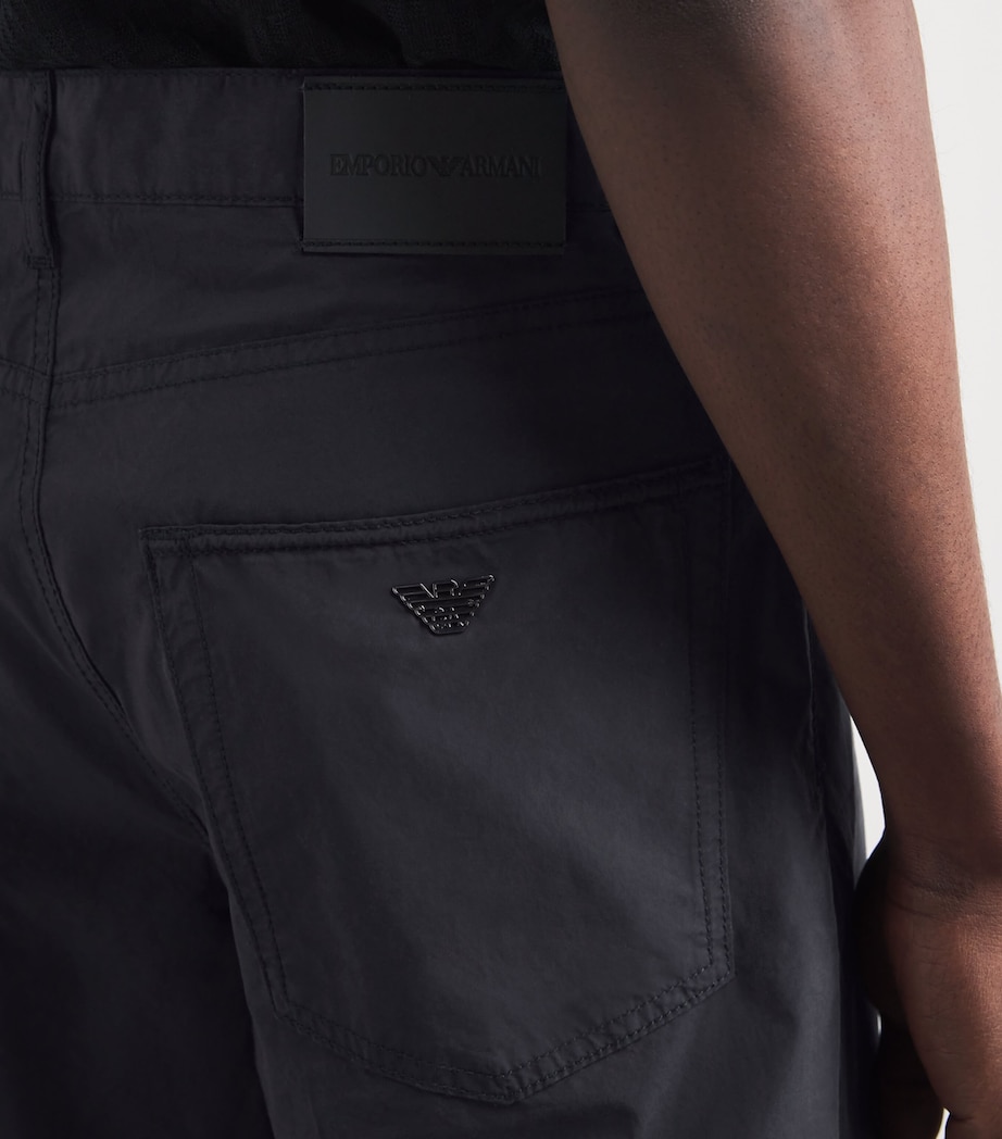 Emporio Armani Mens Cotton Cargo Trousers Image 3