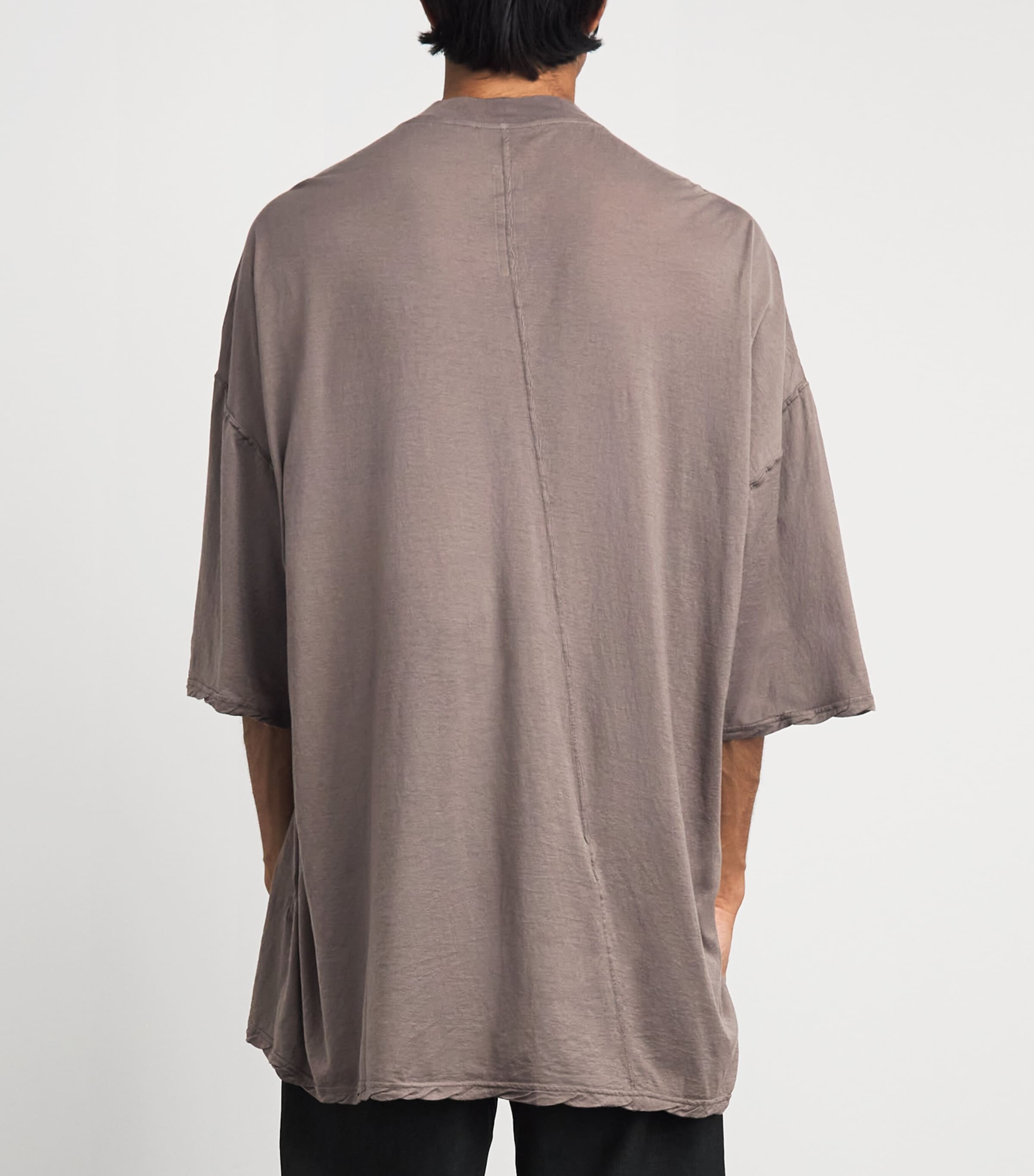 Rick Owens Brown Cotton Tommy T-Shirt | Harrods US