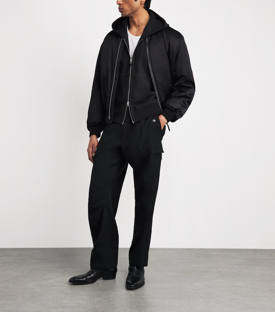TOM FORD Mens Cashmere Zip-Up Hoodie Naa Image 2