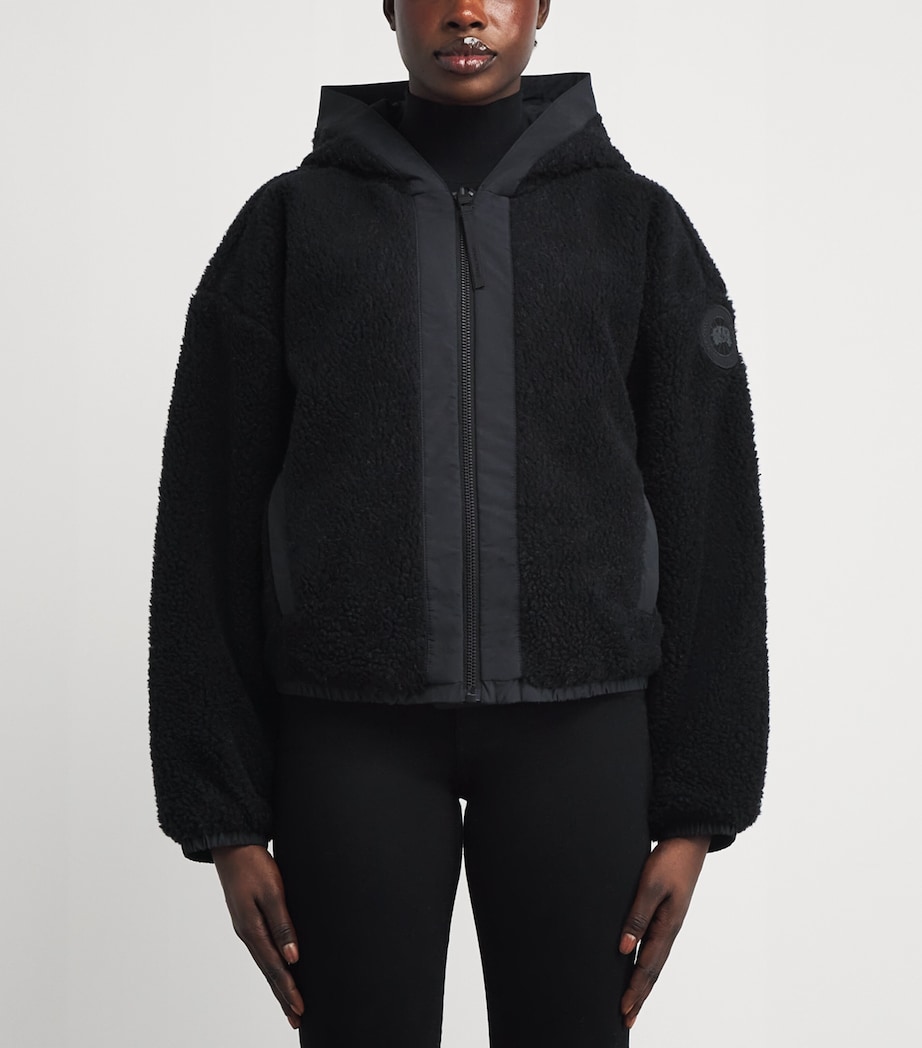 Reversible Alberni Bomber Jacket BLACK Image 3