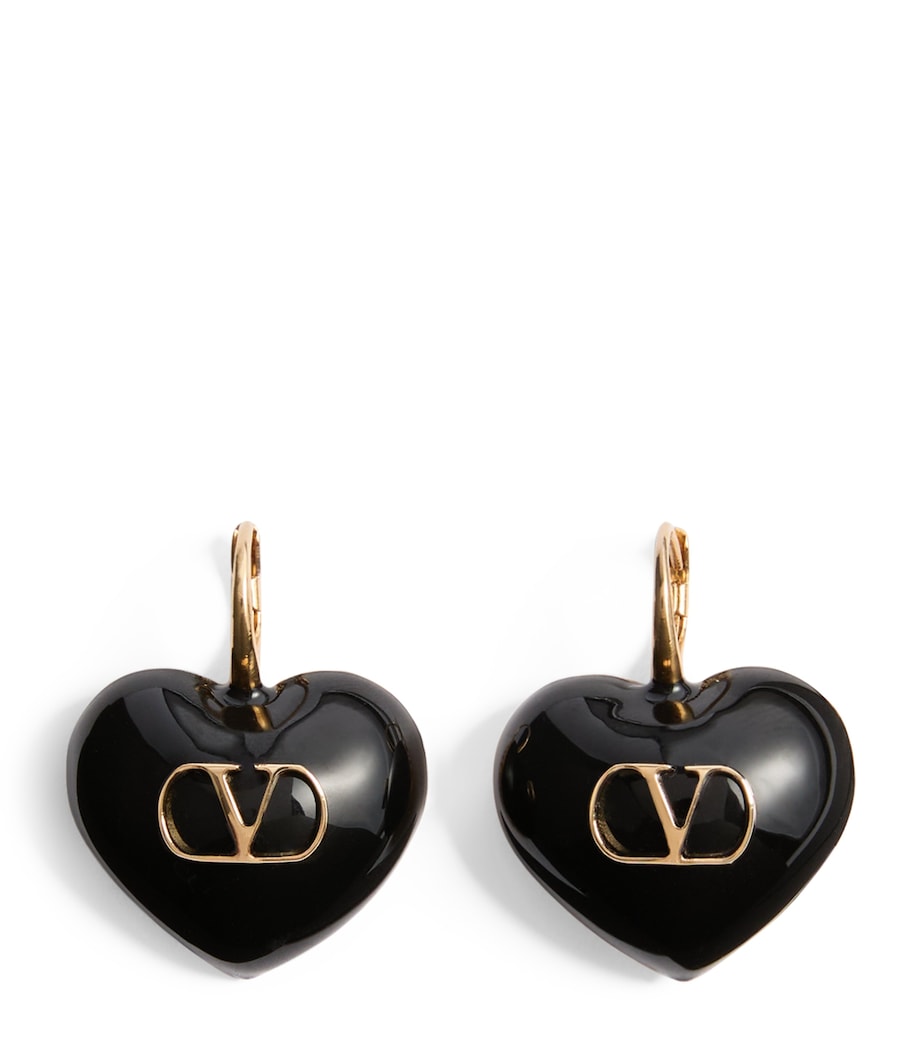 Enamel Coeur Royal Earrings 0RN Image 1