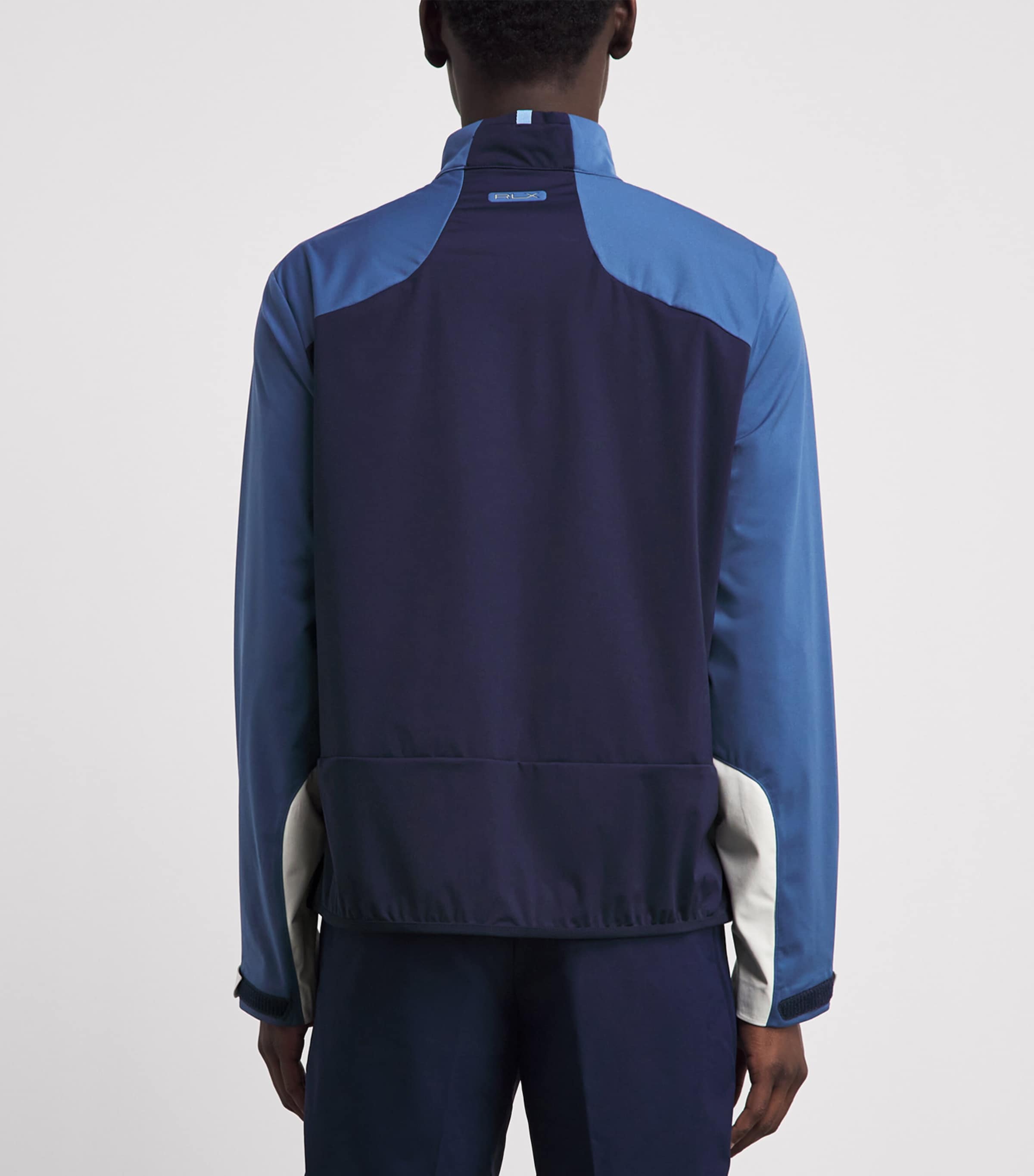 RLX Ralph Lauren Mens Colour-Block Packable Jacket Ref Navy Multi Image 5