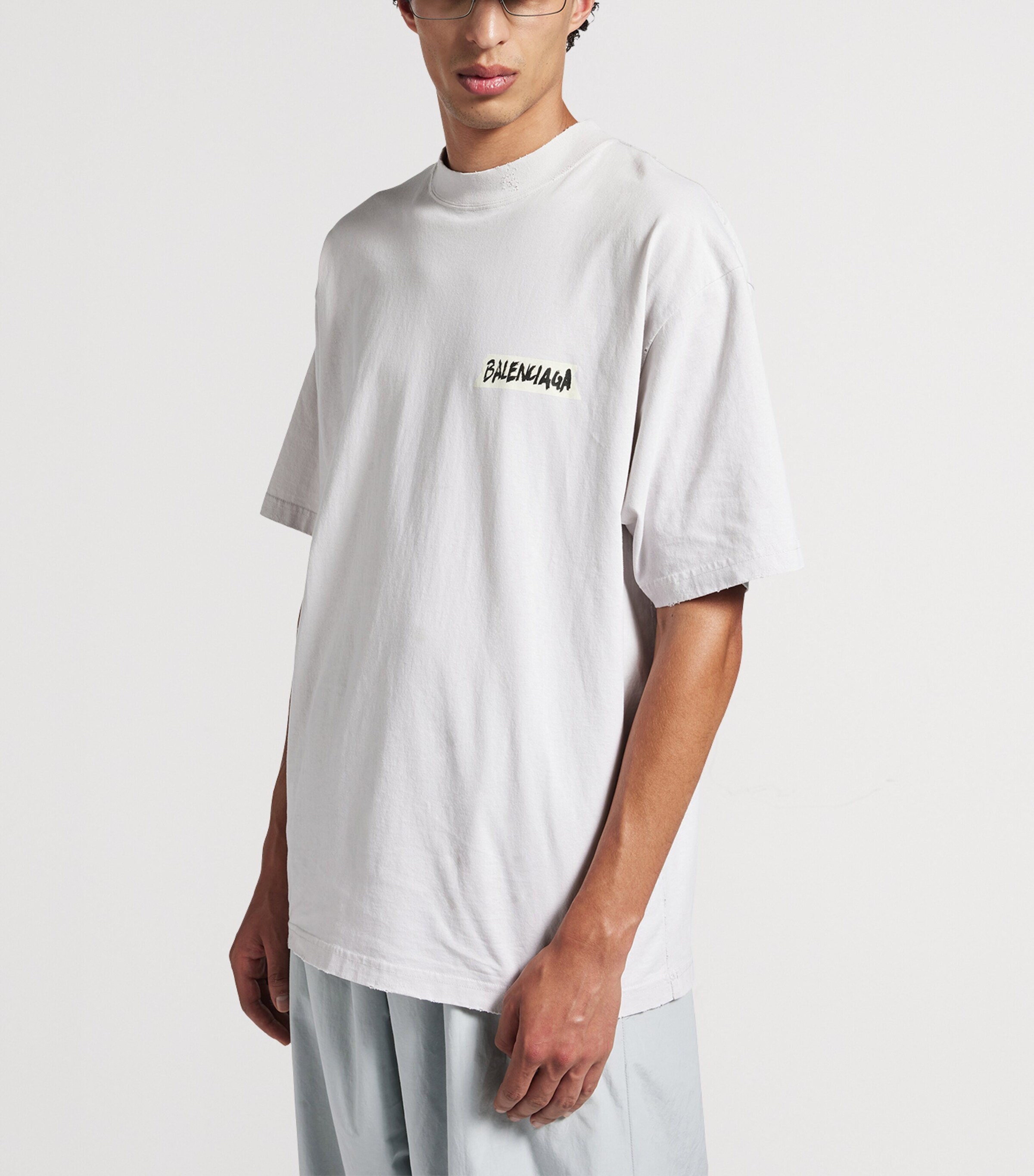 Cotton Masking Tape Logo T-Shirt 9012 Image 5