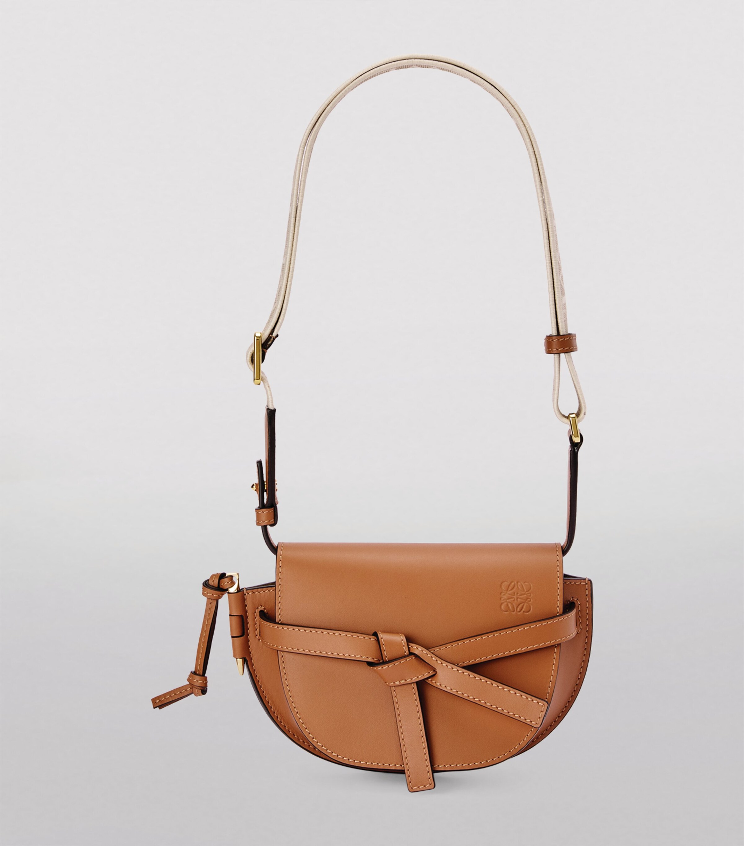 LOEWE Mini Gate Dual Bag Tan Image 3