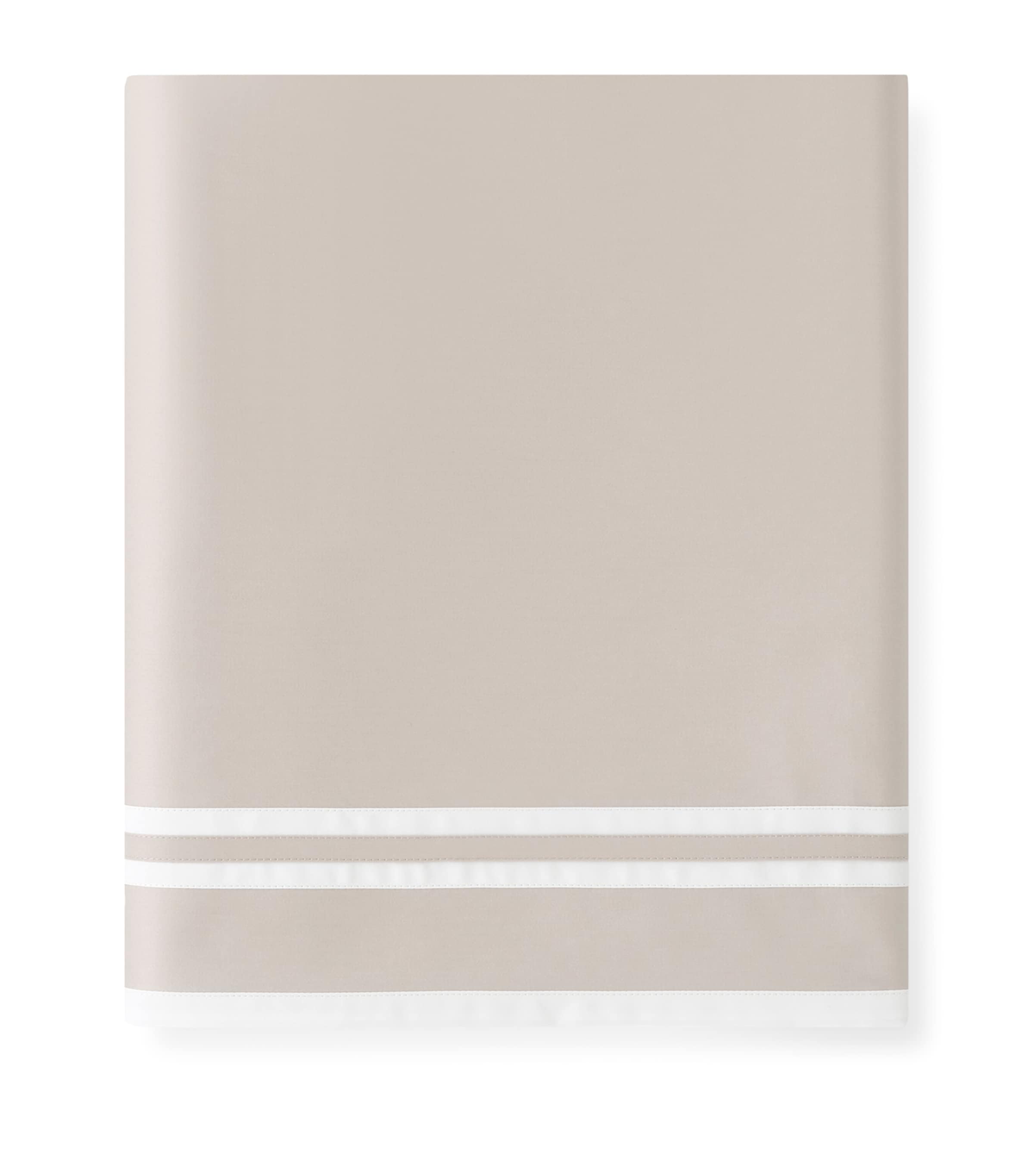 Amalia Egyptian Cotton Sonata Super King Flat Sheet In Neutral