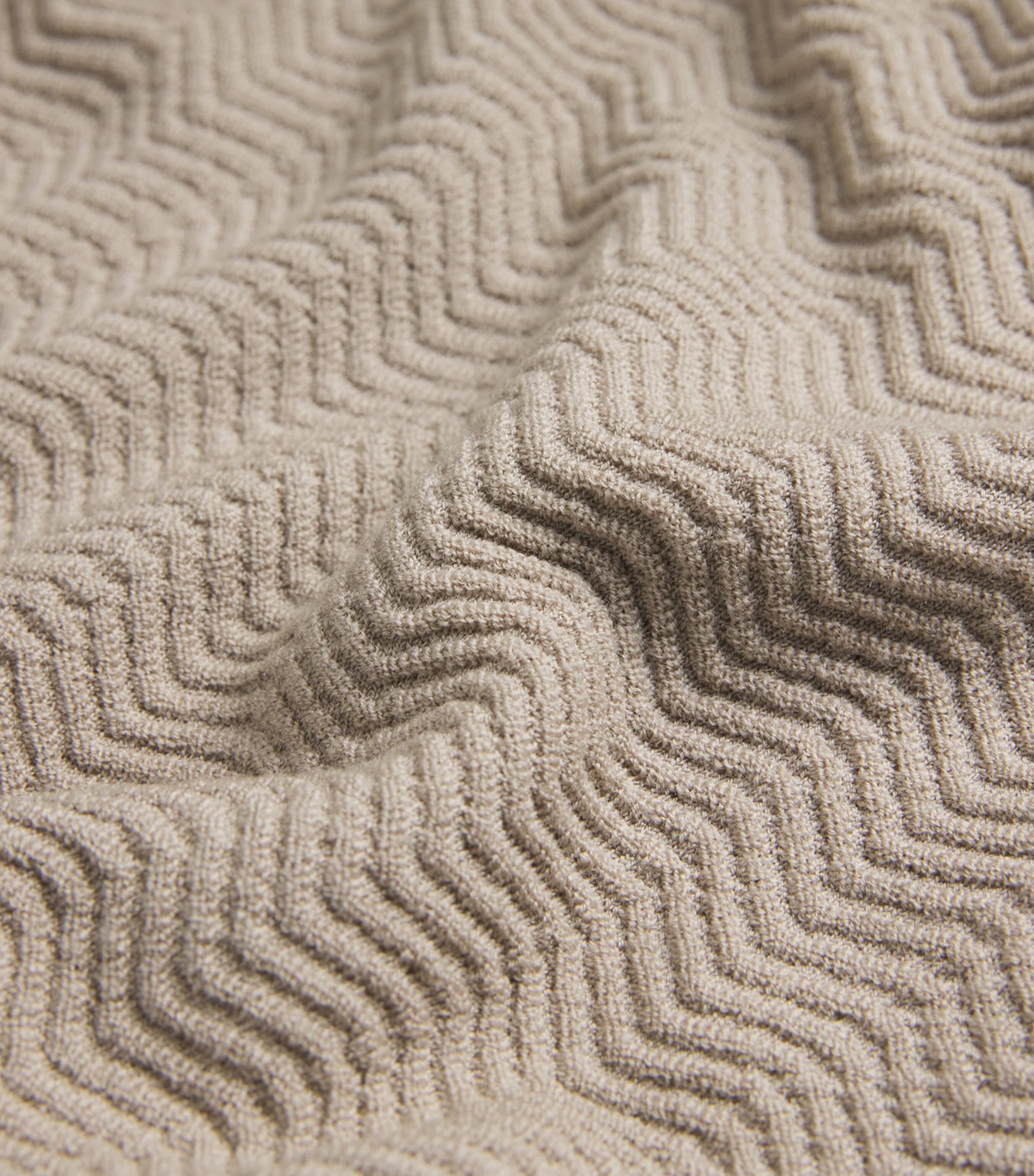 Giorgio Armani Virgin Wool-Blend Zigzag Sweater | Harrods CA