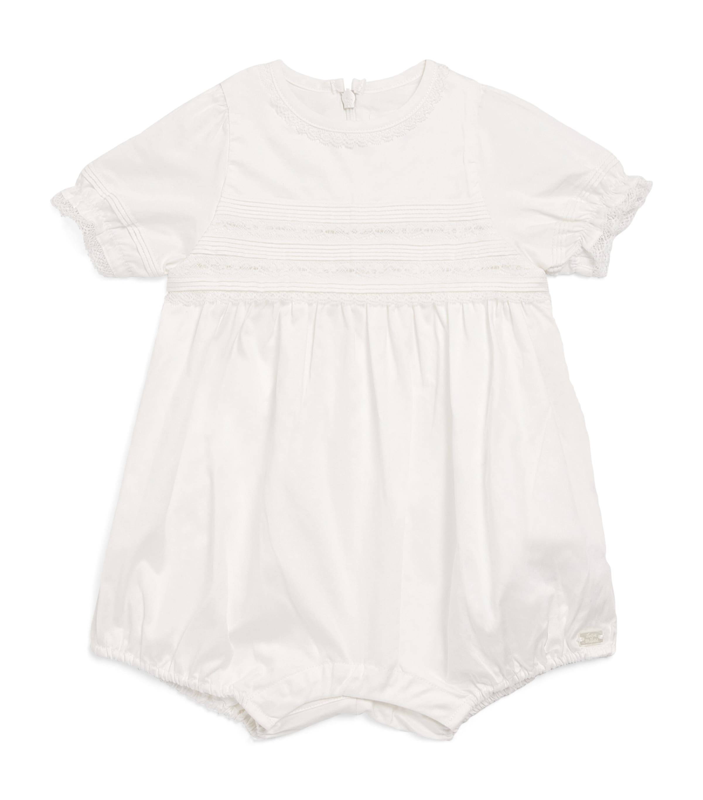 Cotton Bodysuit (1 Month – 2 Years) 13NACRE Image 1