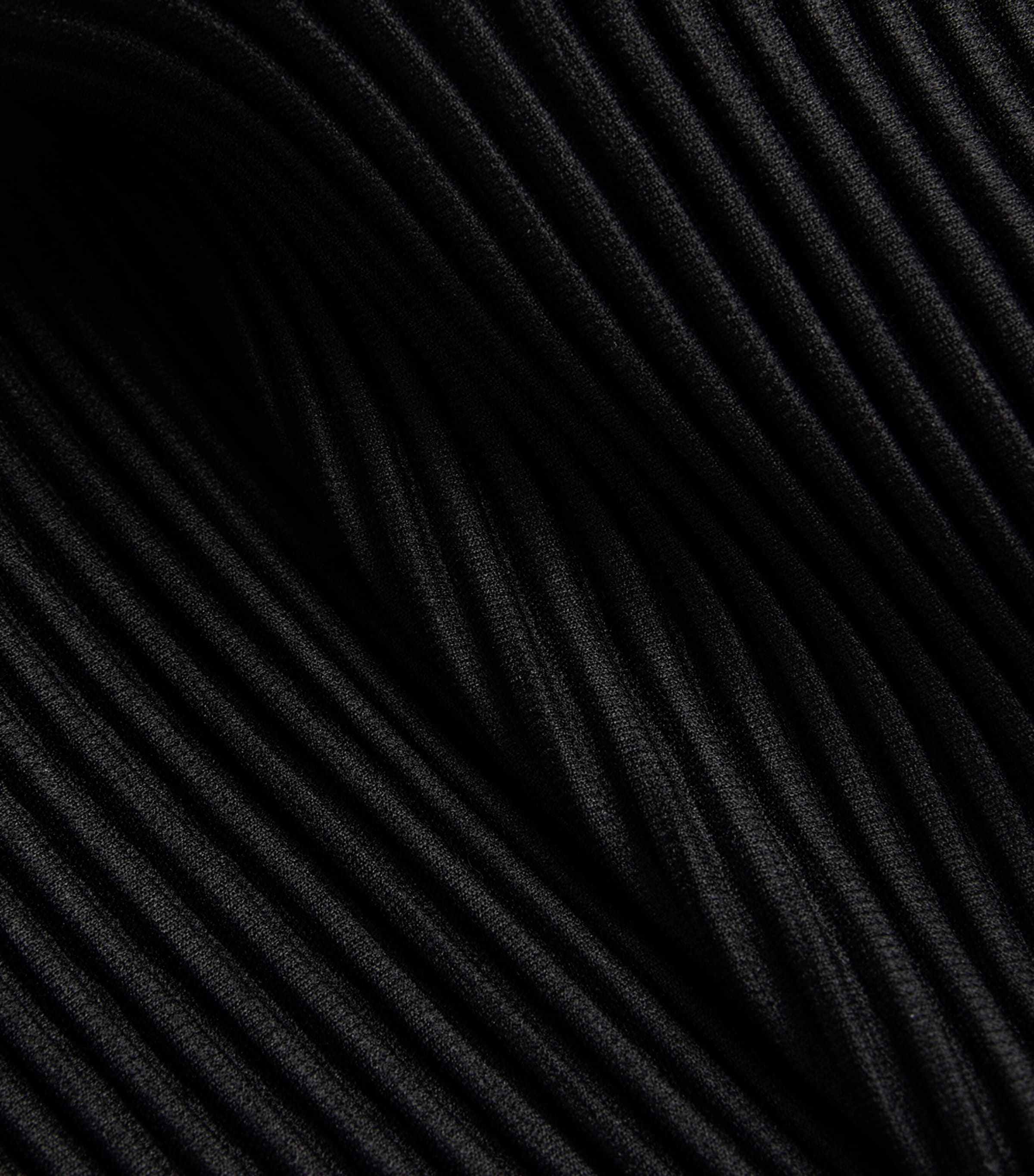 Homme Plissé Issey Miyake Mens Pleated Long-Sleeved Top Black Image 5