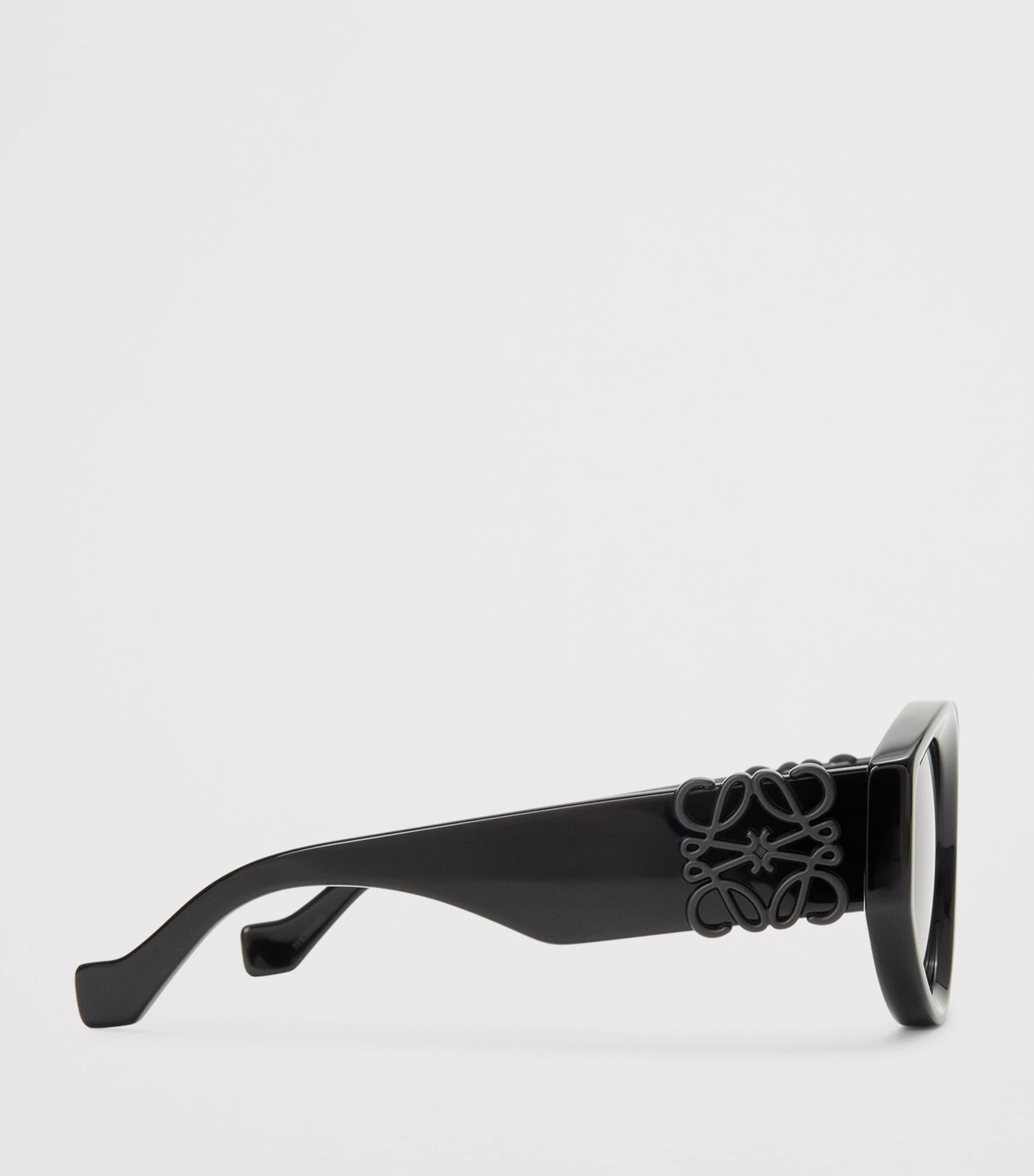 LOEWE Maxi Anagram Butterfly Sunglasses Black Black Image 3