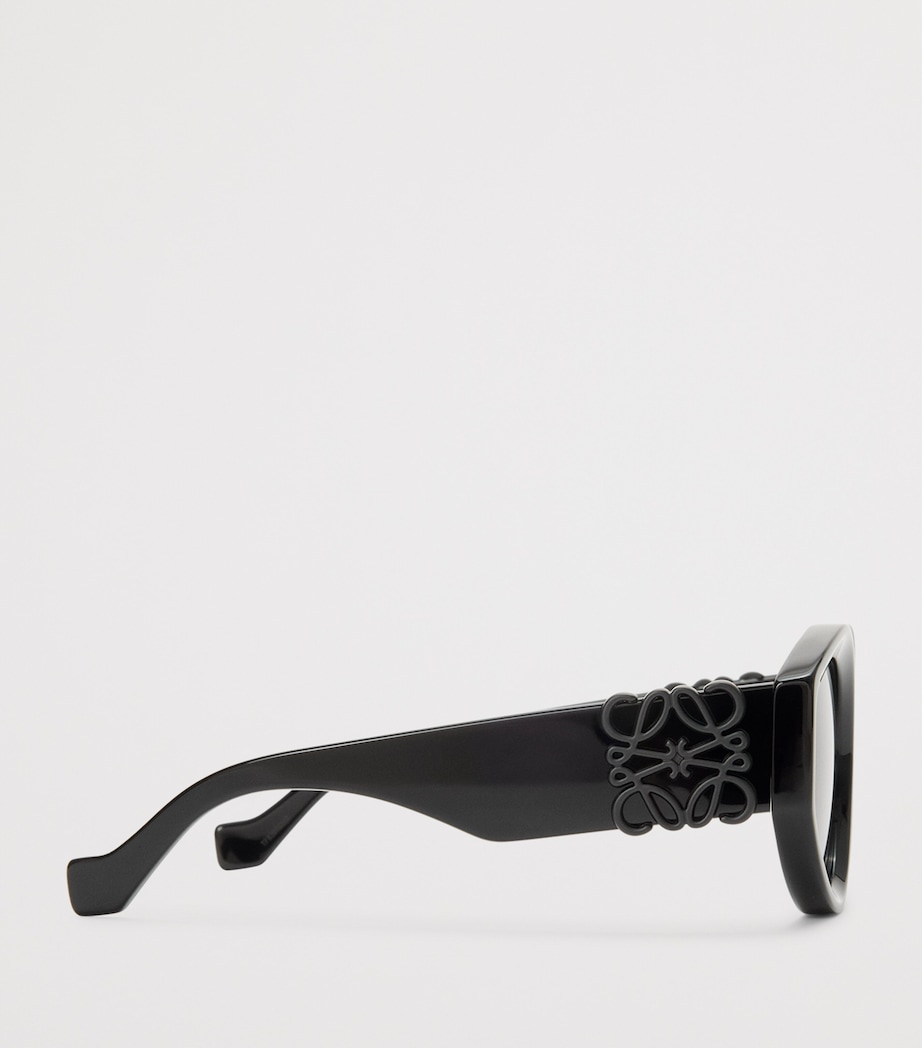 LOEWE Maxi Anagram Butterfly Sunglasses Black Black Image 3