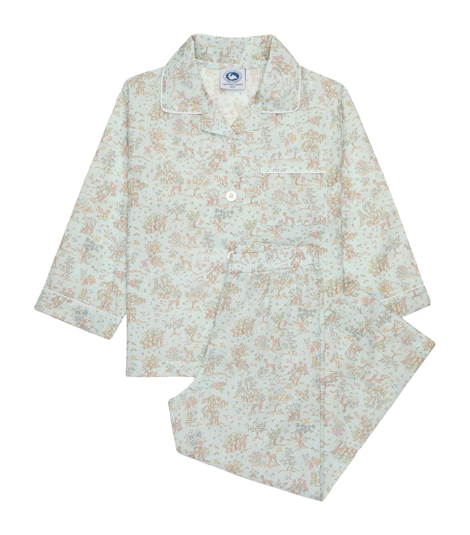 Trotters Cotton Etta Fawn Print Pyjama Set (1-5 Years) Green Image 1