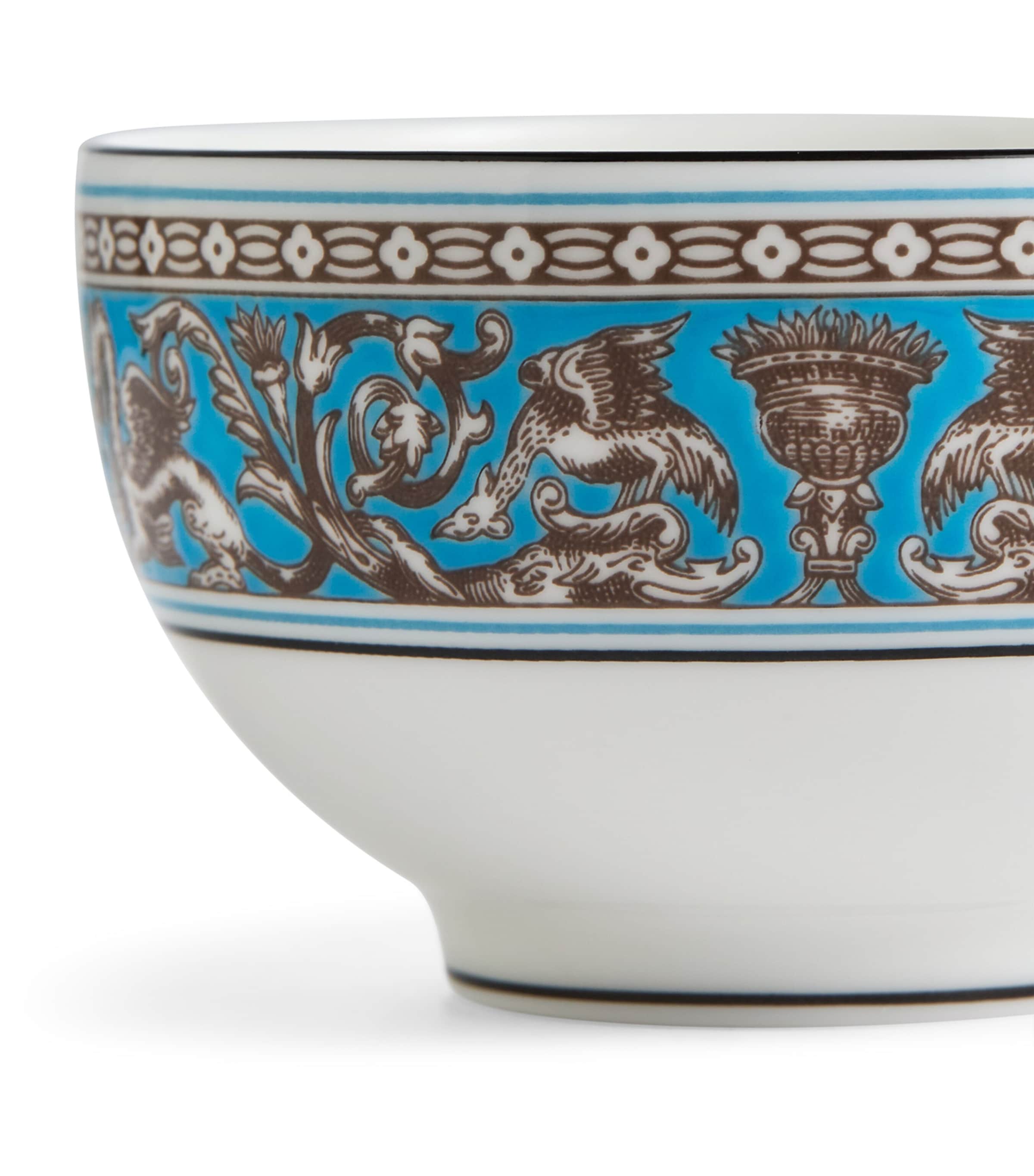 Florentine Turquoise Tea Bowl (8cm) TURQUOISE Image 4