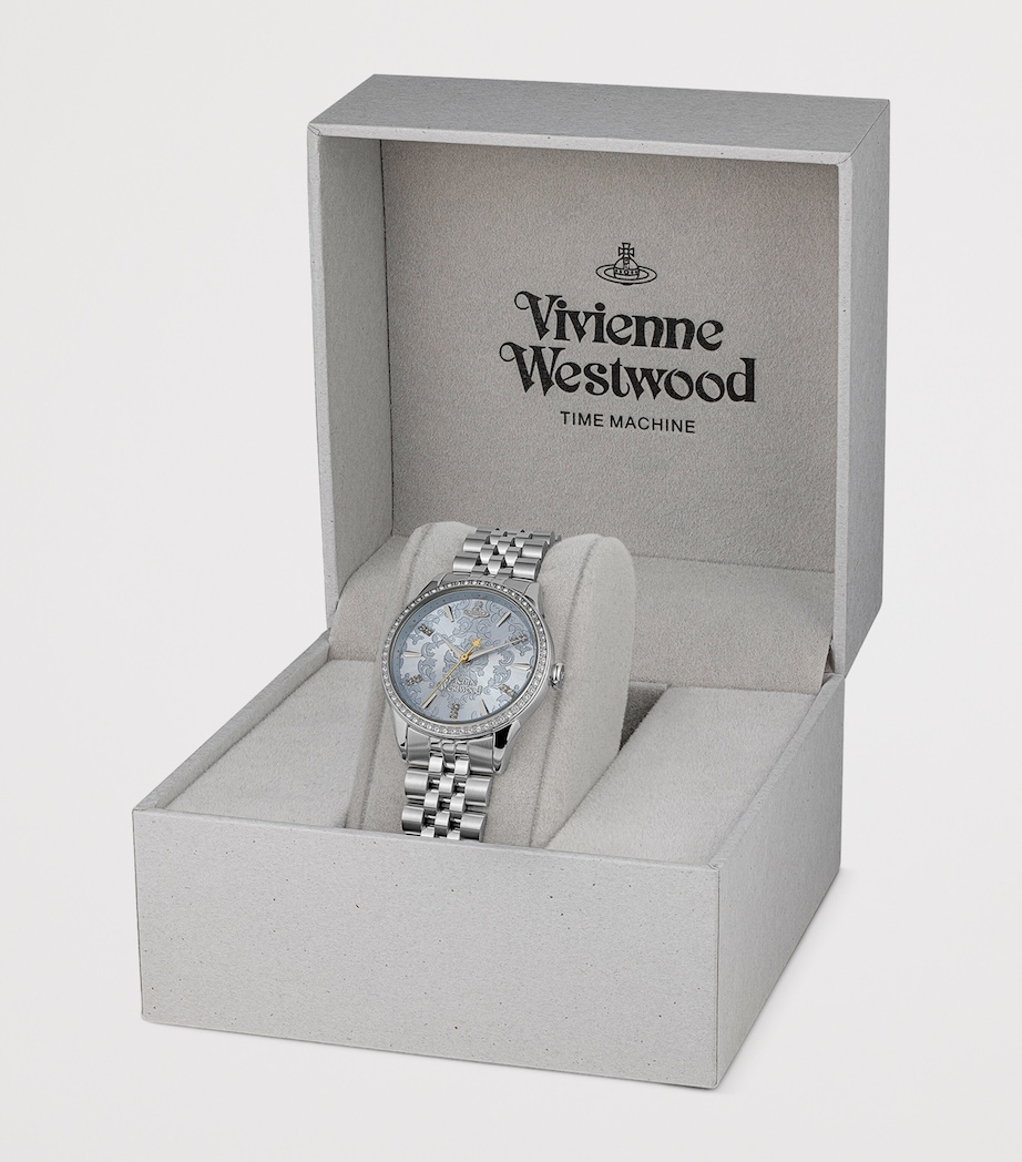 Stainless Steel Little Wallace Watch 32mm SILVER BLUE Image 4