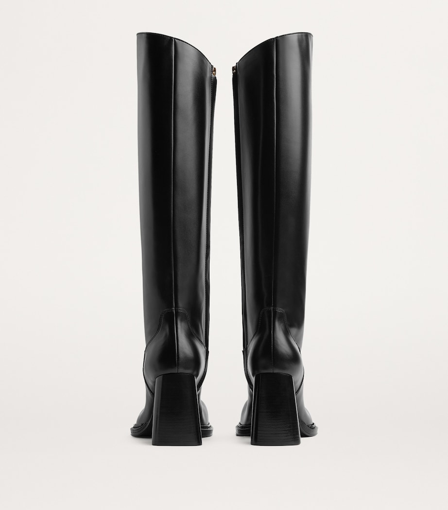 Bottega Veneta Leather Cliff Knee-High Boots 80 Image 3