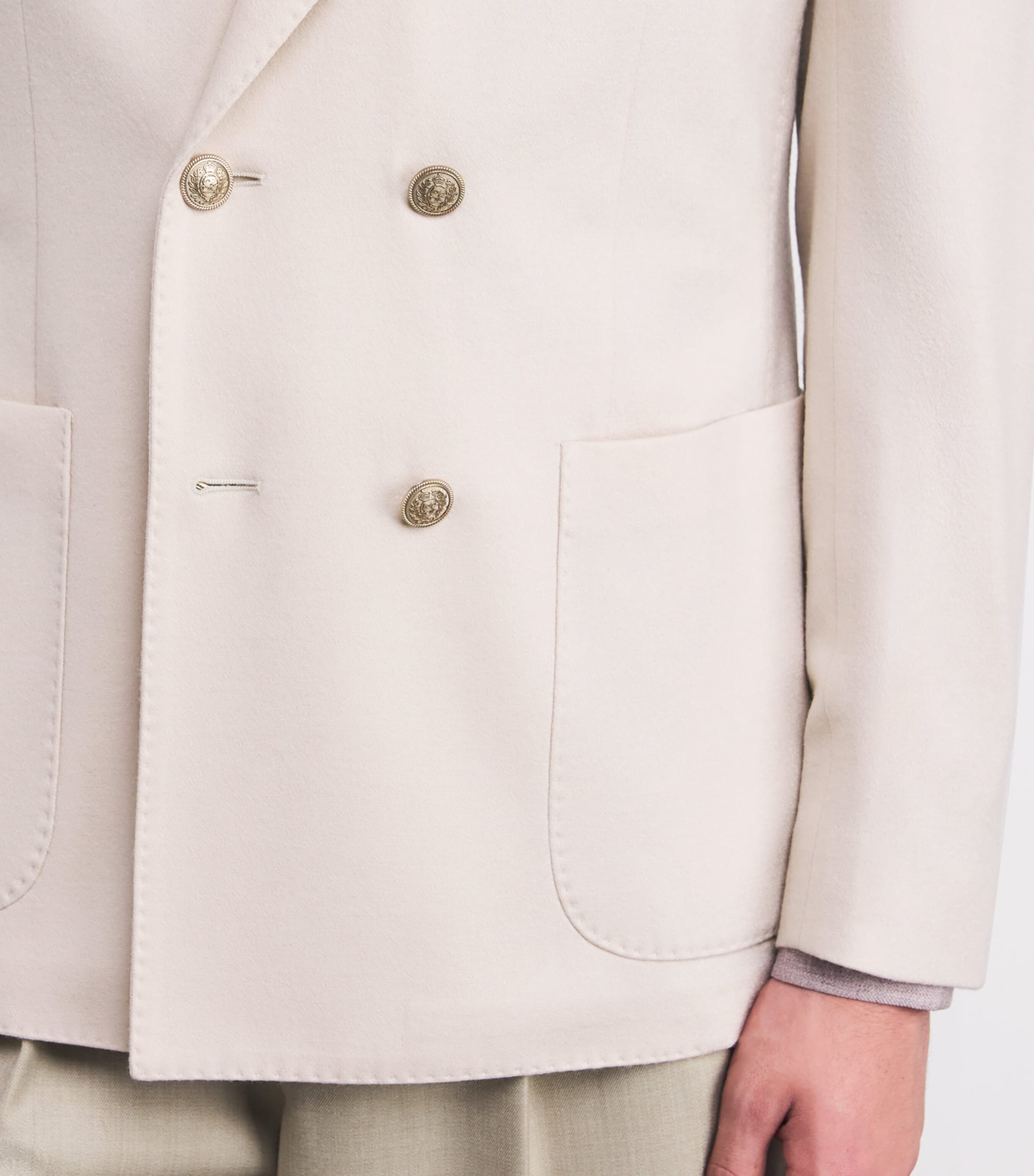 Wool Double-Breasted Blazer SABBIA Image 6