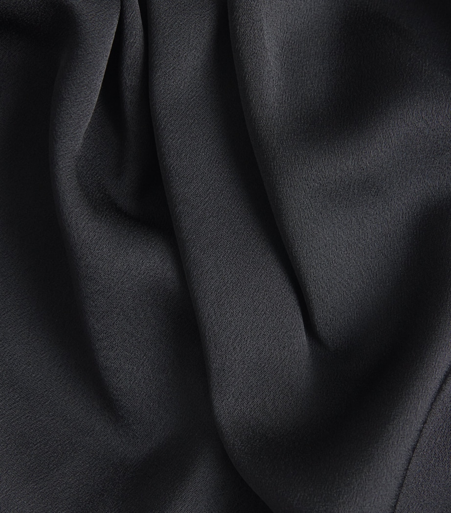 ME+EM Womens Satin Sleeveless Blouse Black Image 6