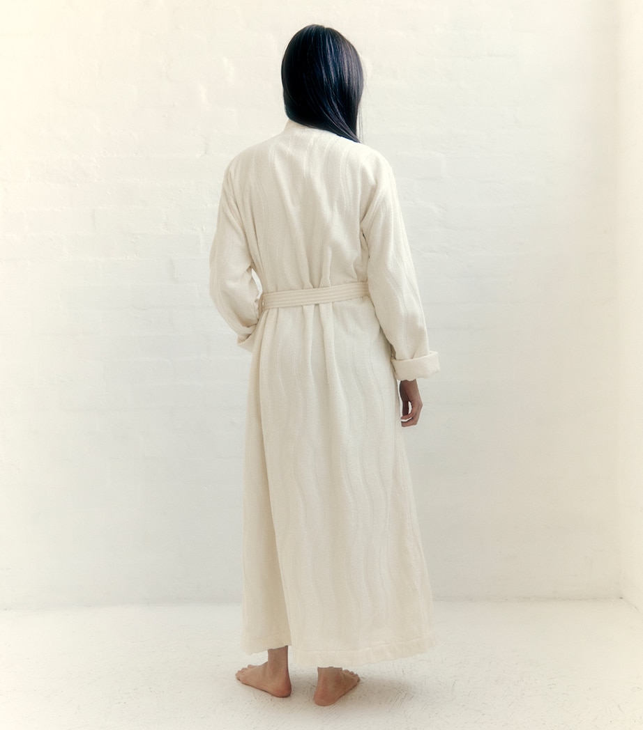 Organic Cotton Sulis Bathrobe (XS/S) IVORY Image 4