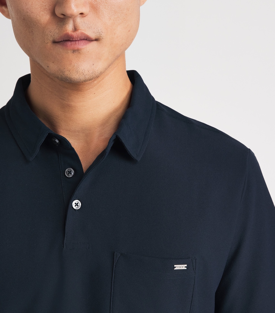 VUORI Mens Ace Polo Shirt Ink Ink Image 3