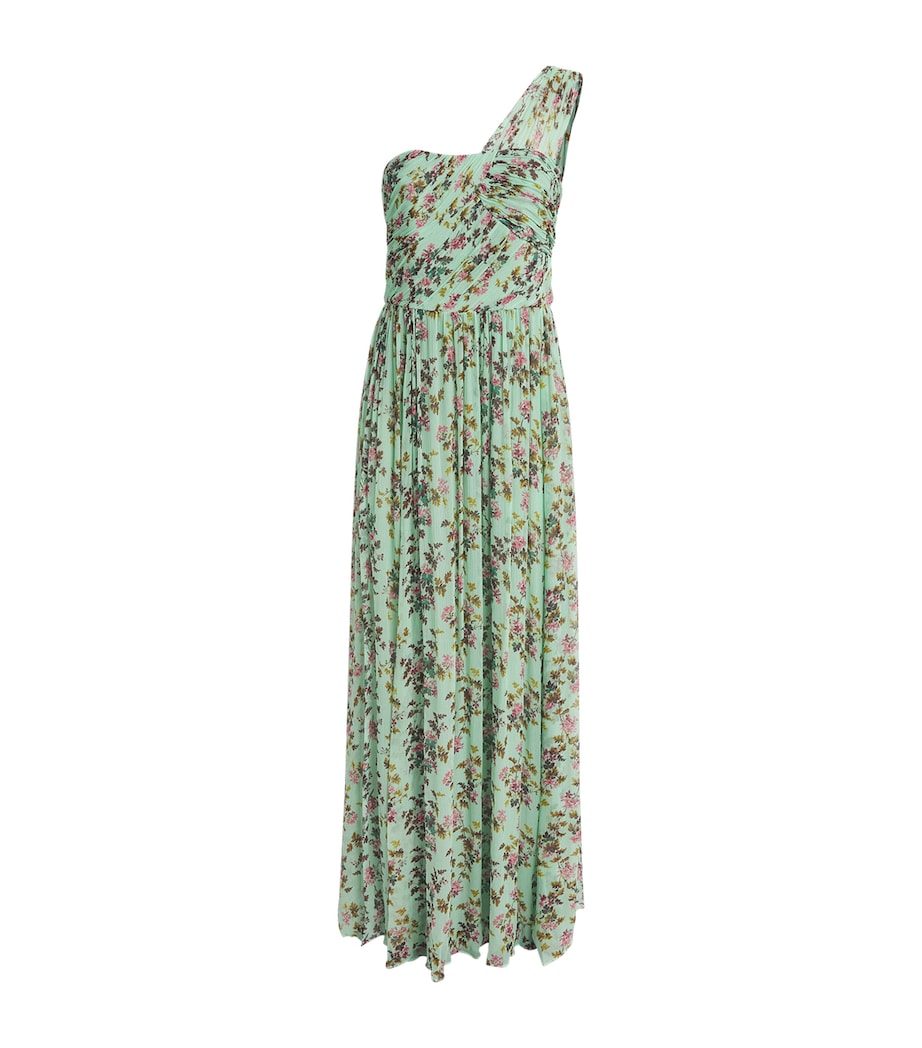 Ulla Johnson Womens Silk One-Shoulder Aureline Gown Opaline Image 1