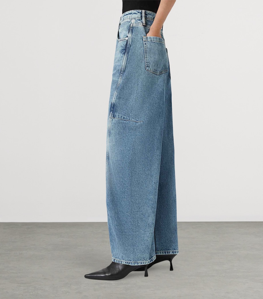 Organic Denim Carter Barrel Jeans MID INDIGO Image 4