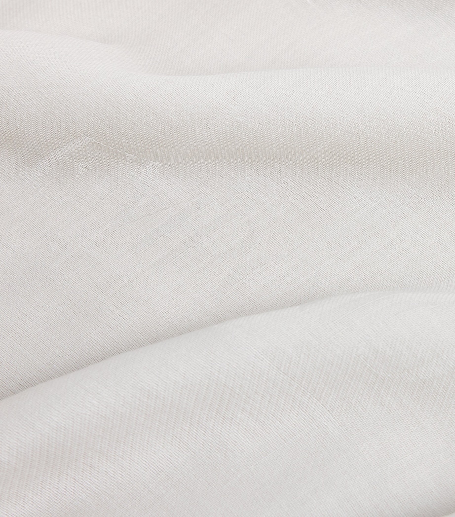 Wool-Blend Logo Scarf U0005 Image 4