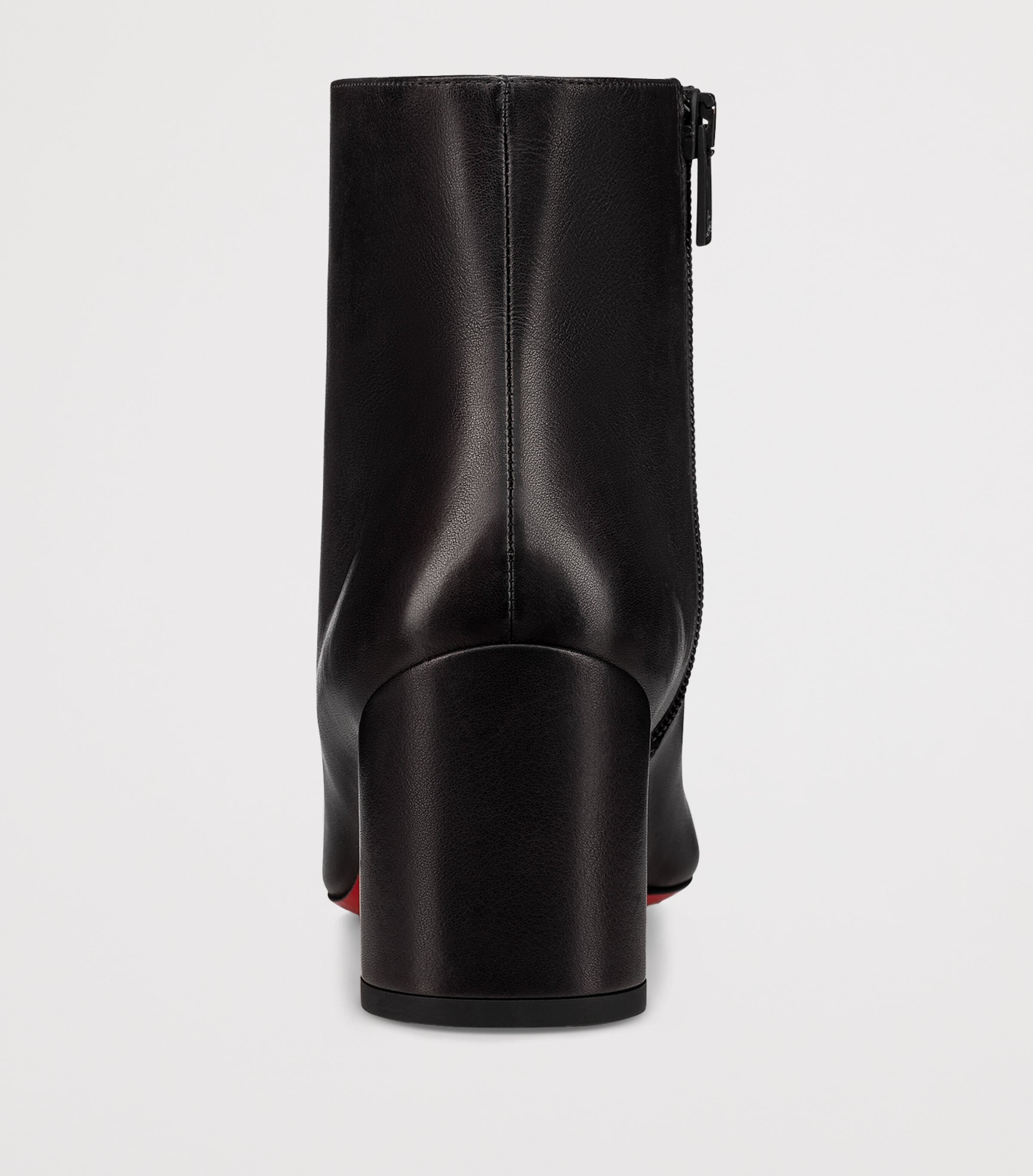 Jane Leather Heeled Boots 55 BK01 Image 4