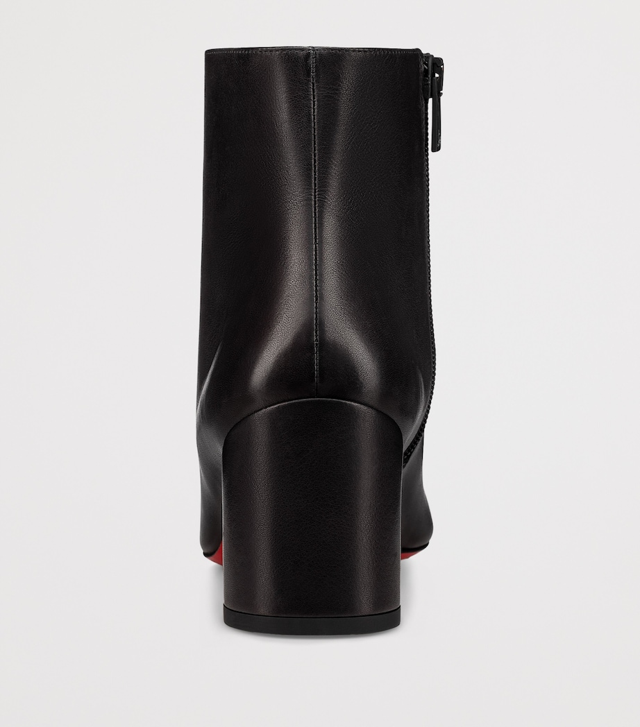 Jane Leather Heeled Boots 55 BK01 Image 4