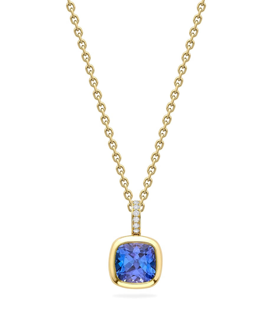 Boodles Yellow Gold, Diamond and Tanzanite Dolce Vita Pendant Yellow Gold Image 1
