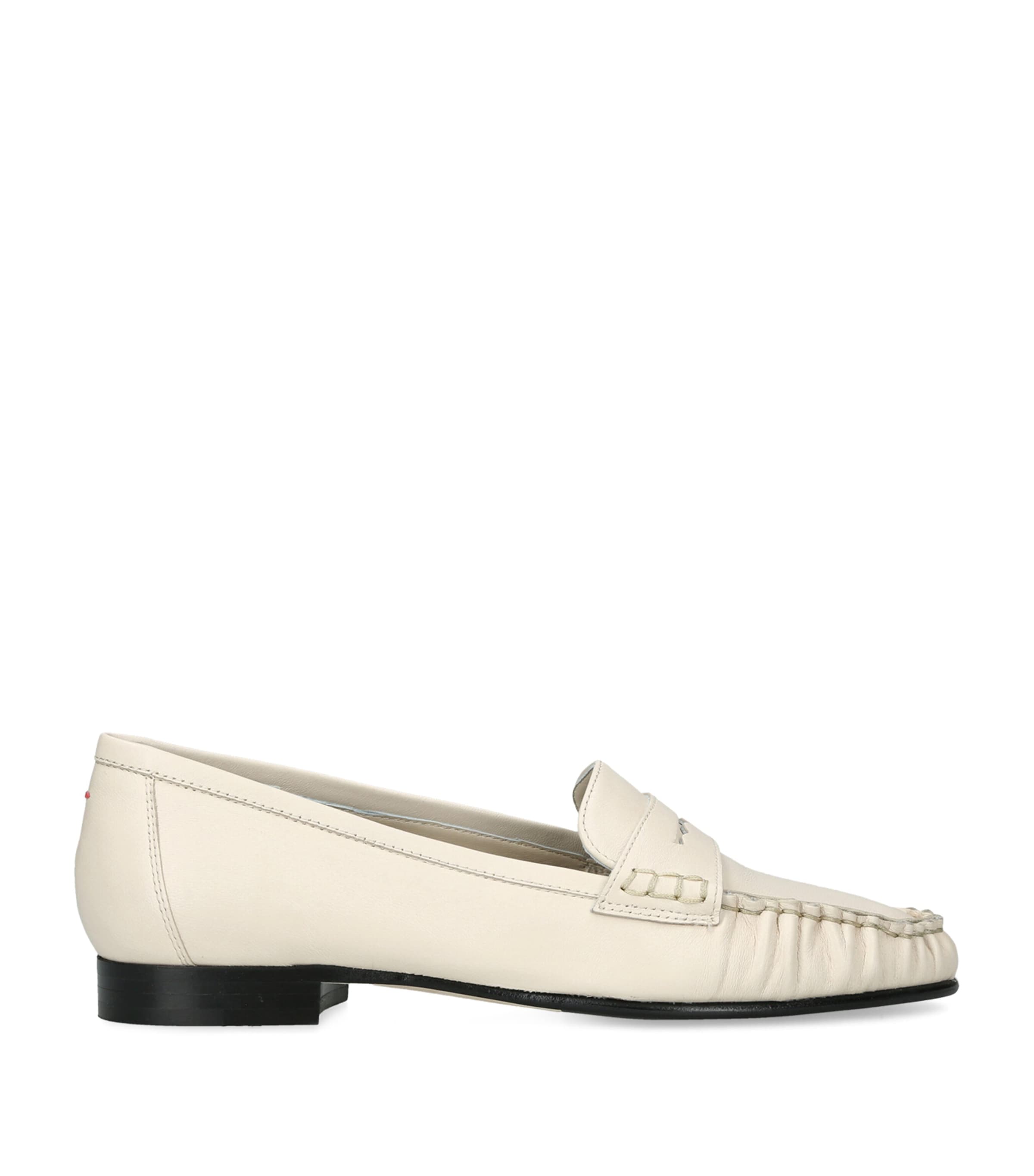 aeyde Leather Aldous Loafer Cream Image 1