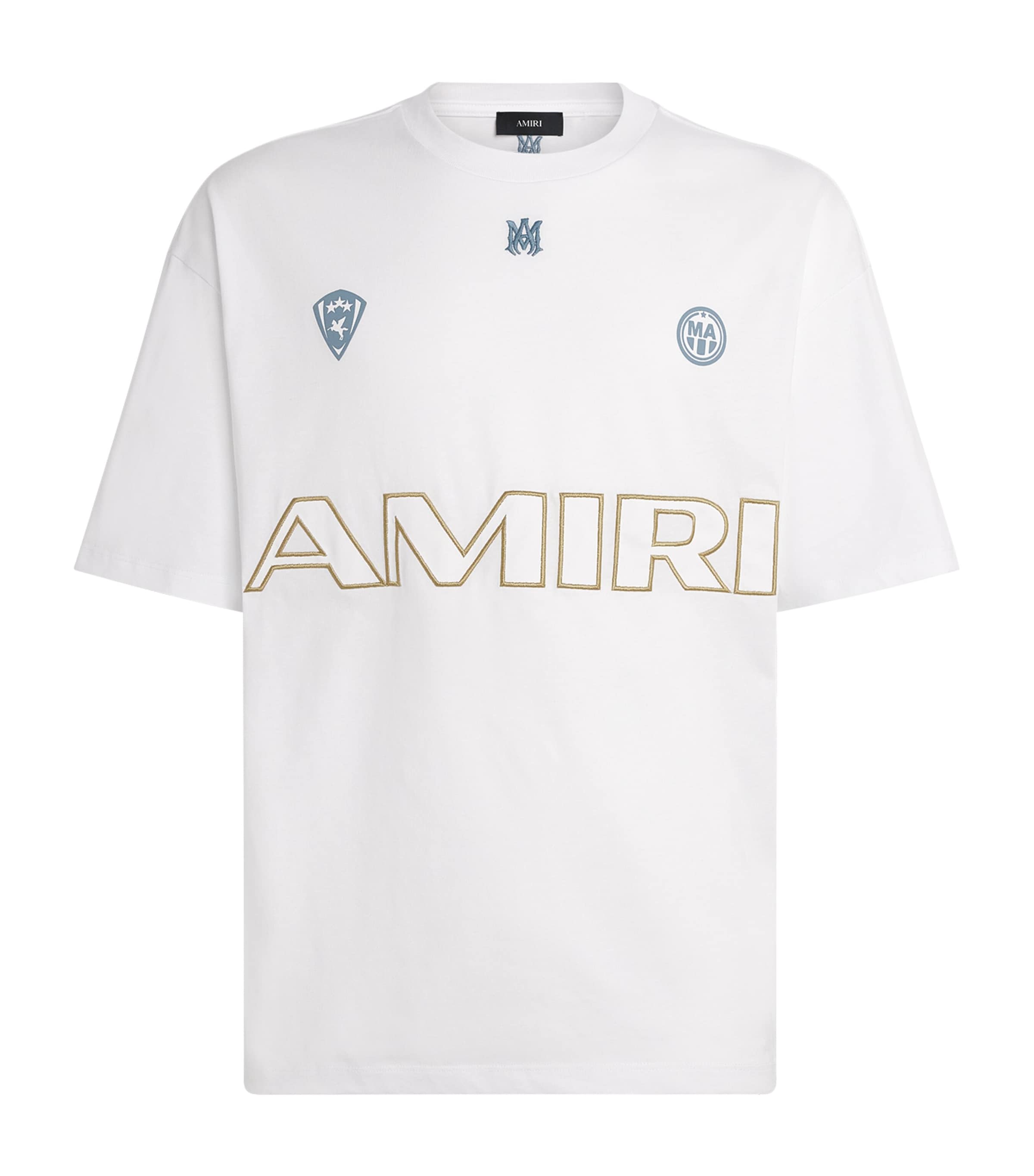 AMIRI Mens Cotton Sport 94 T-Shirt White Image 1