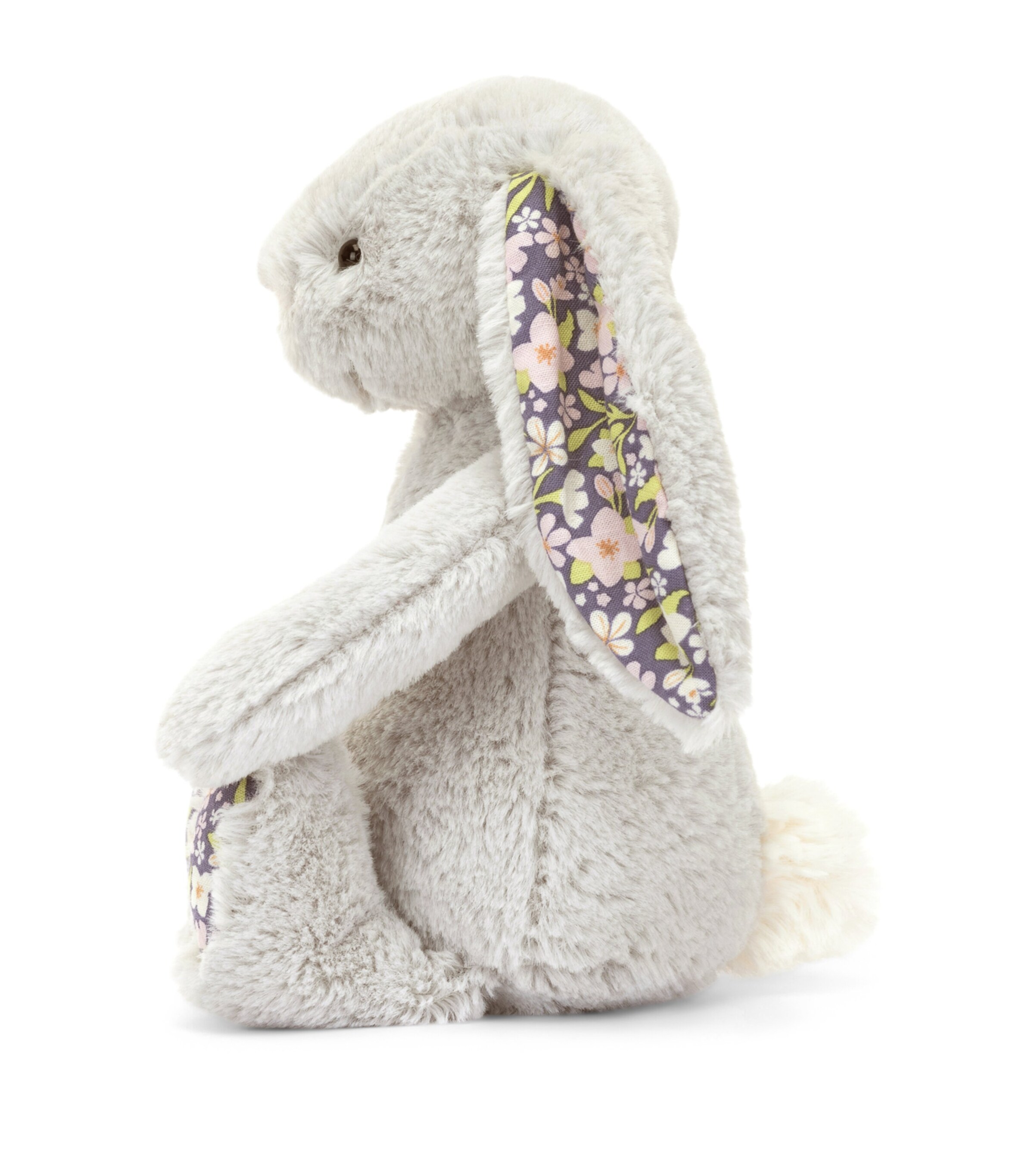 Jellycat Little Blossom Silver Bunny Bloom (18cm) Image 3
