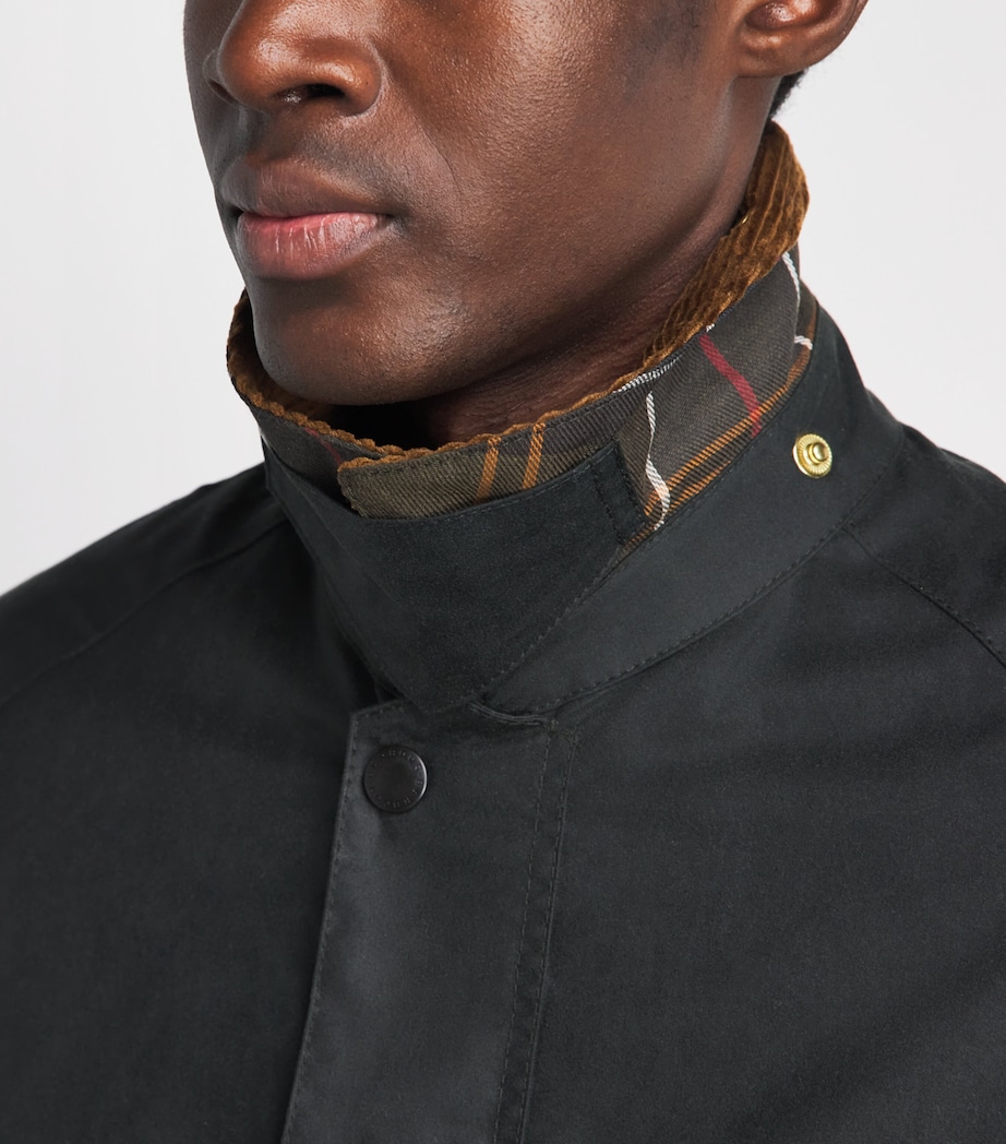 Barbour Mens Waxed Cotton Icons Ashby Sage Image 6