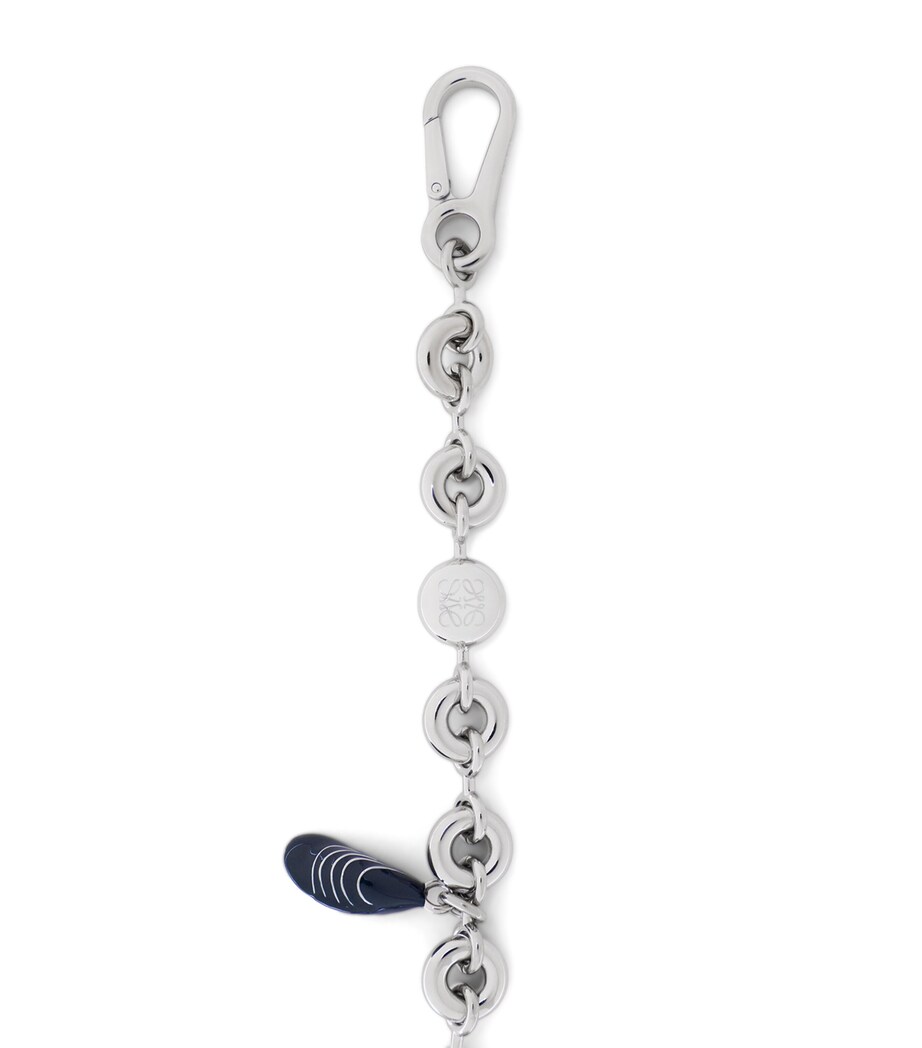 LOEWE x Paula's Ibiza Embellished Donut Chain Bag Strap Silver Image 2