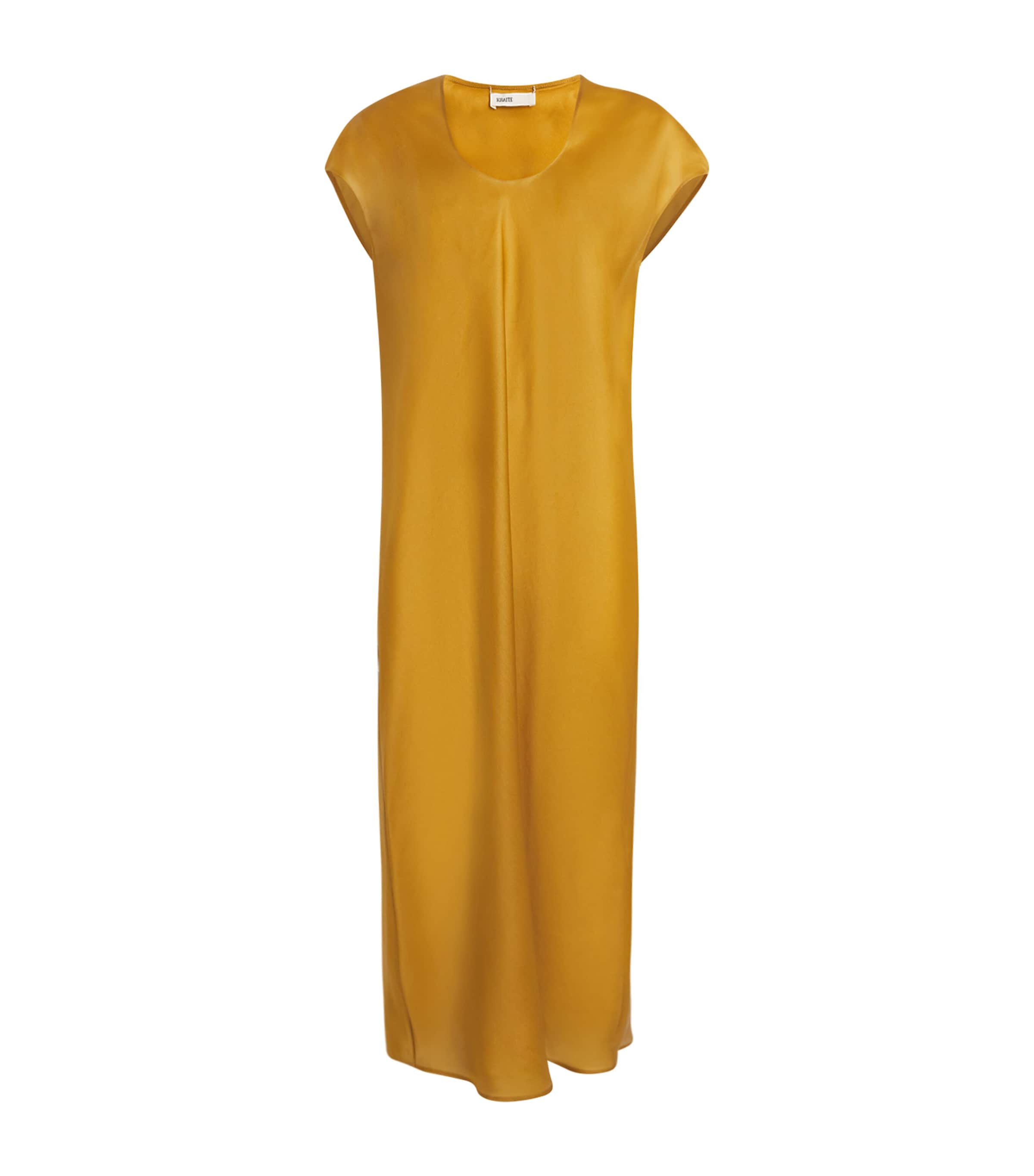 Khaite Silk Darby Midi Dress
